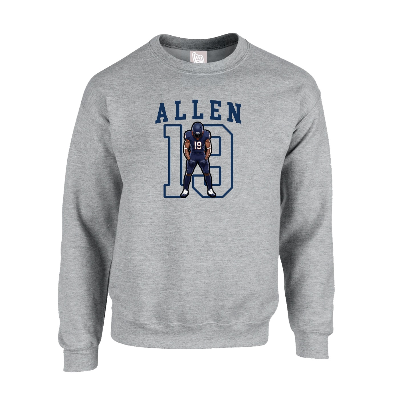 Fleece Crew — Shirsey in Grey