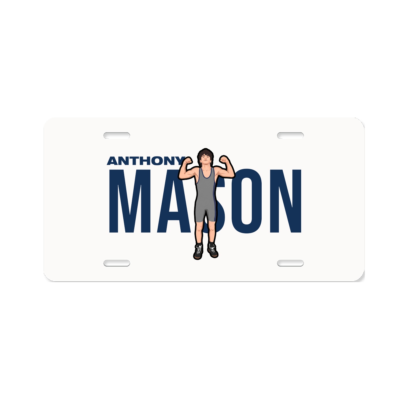 License Plate — Player Name in Classic