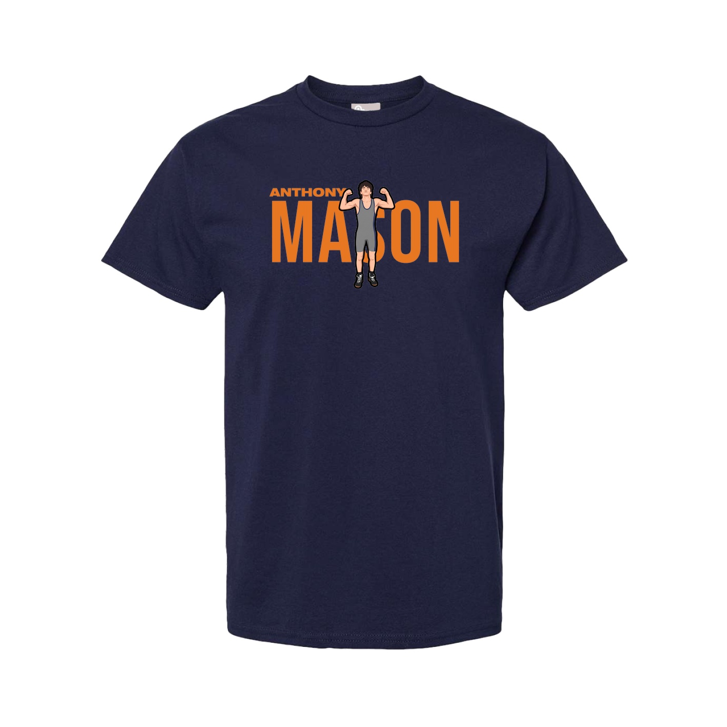 Youth Tee — Player Name in Navy