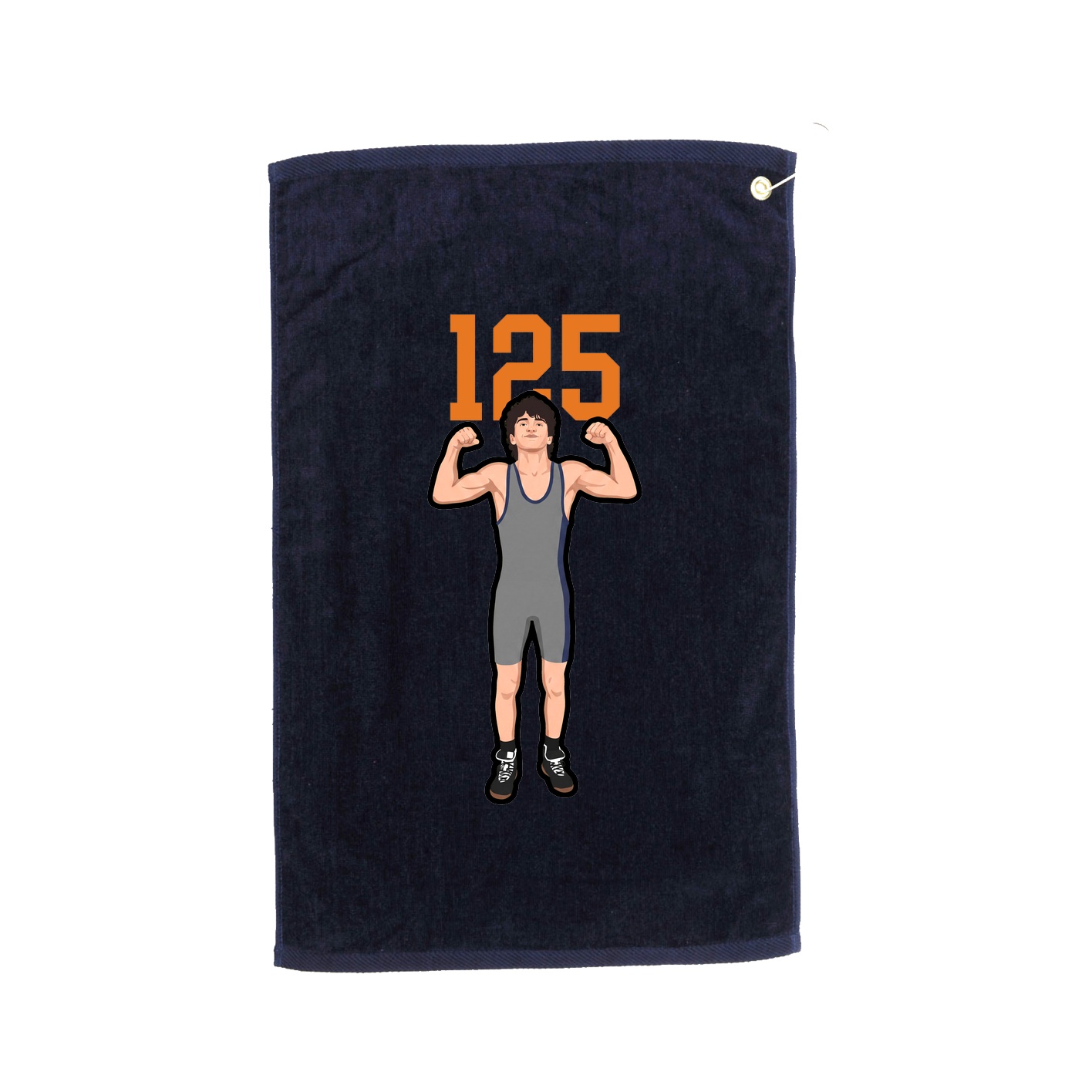 Golf Towel — Number Top in Navy
