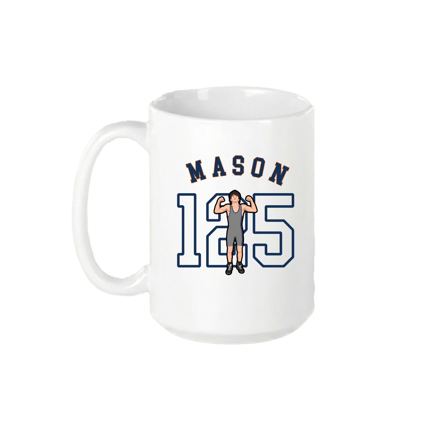 15oz Coffee Mug — Shirsey Arch in White