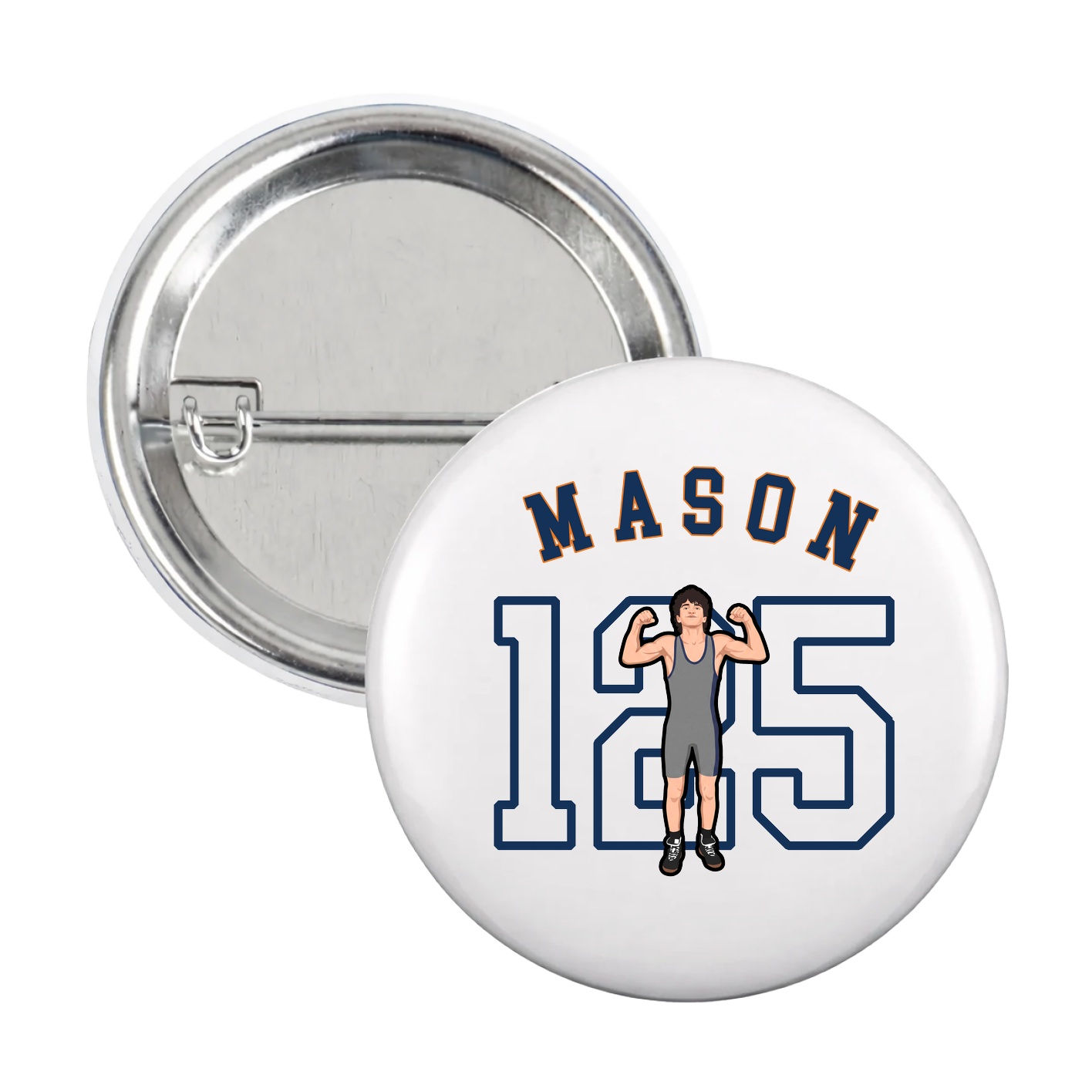Game Day Button — Shirsey Arch in White
