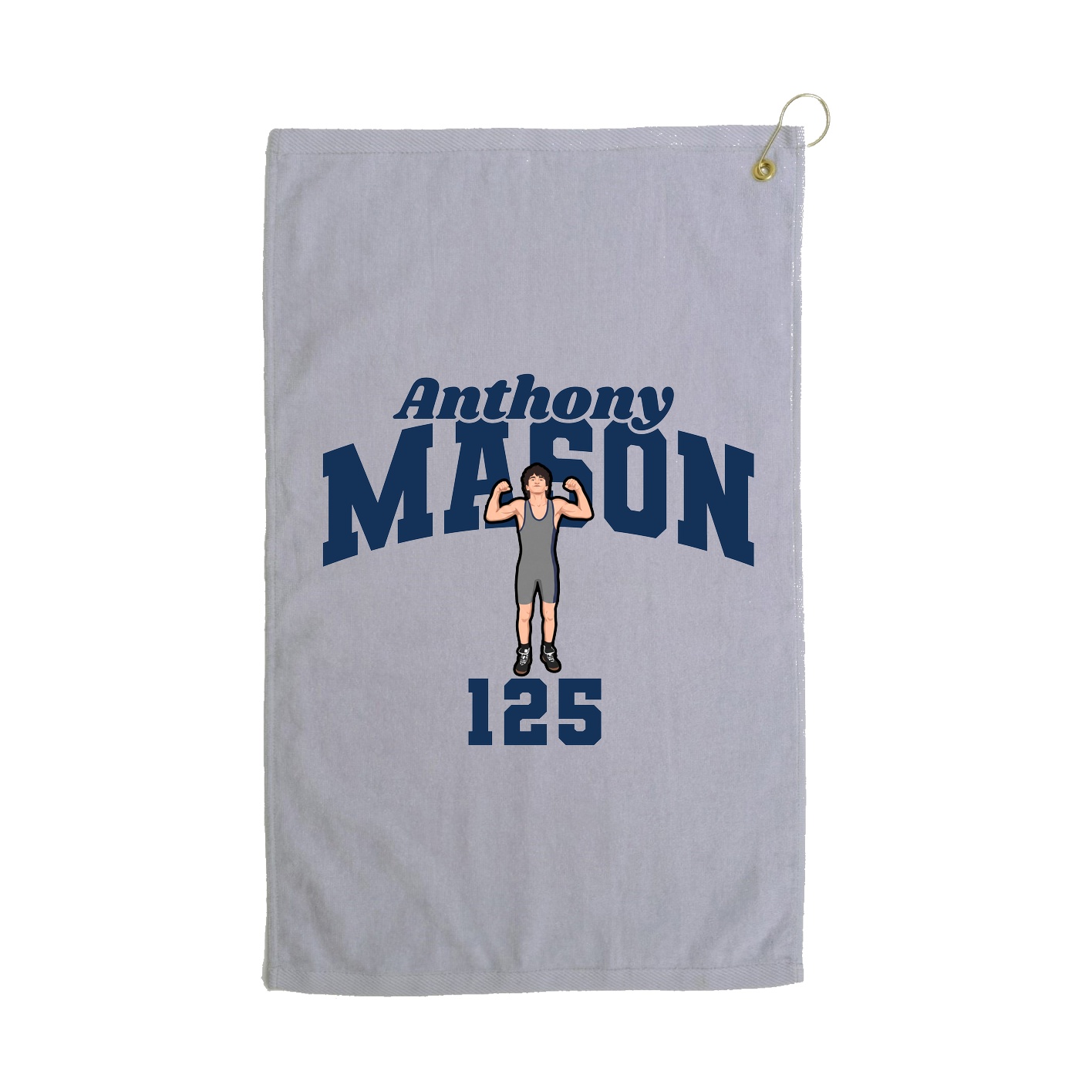 Golf Towel — Signature Arch in Grey
