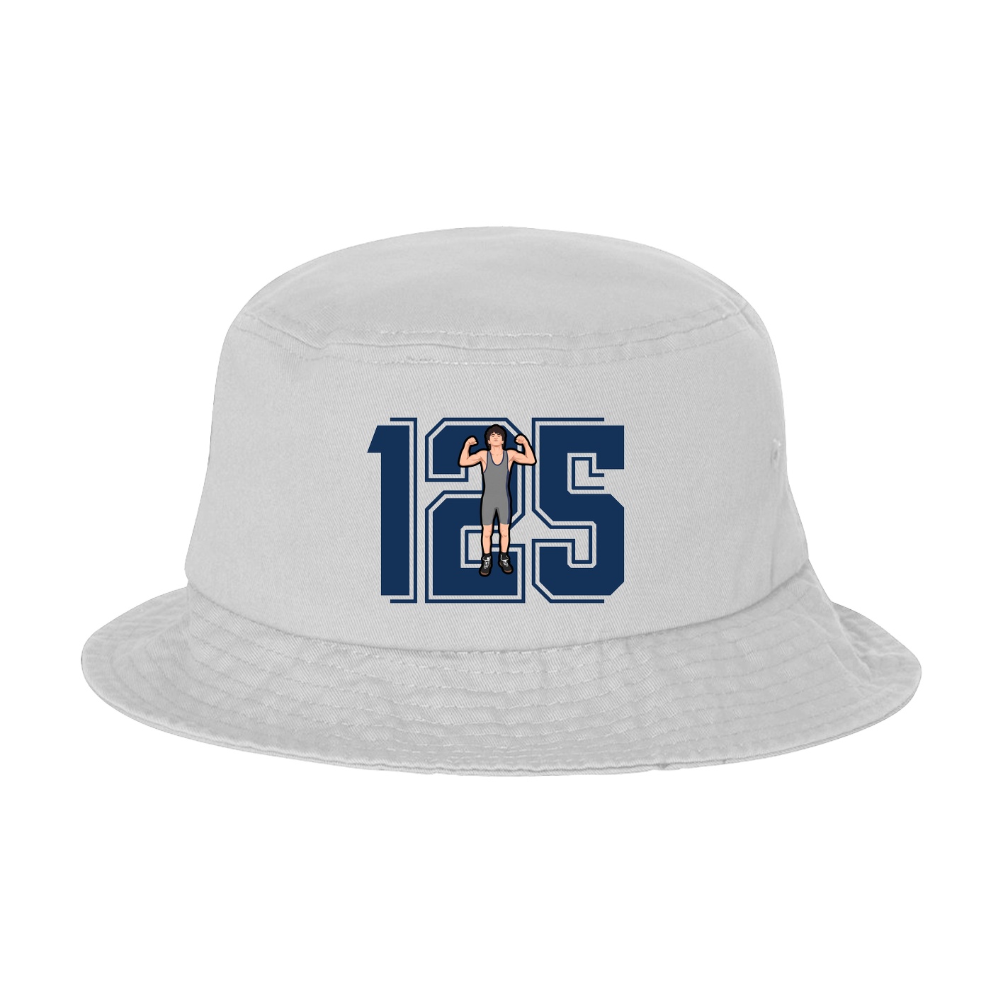 Bucket Cap — Number in White