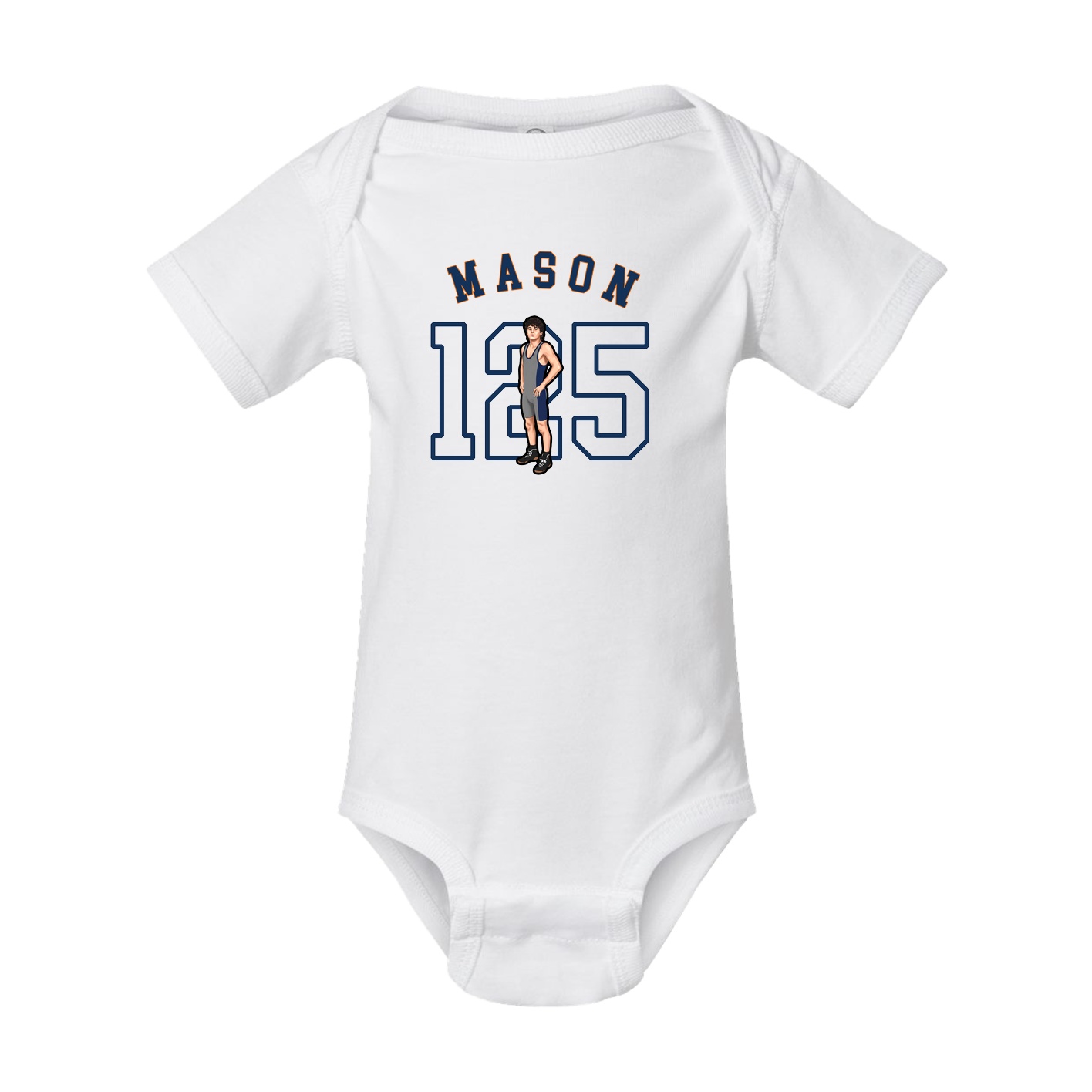 Baby Onesie — Shirsey Arch in White