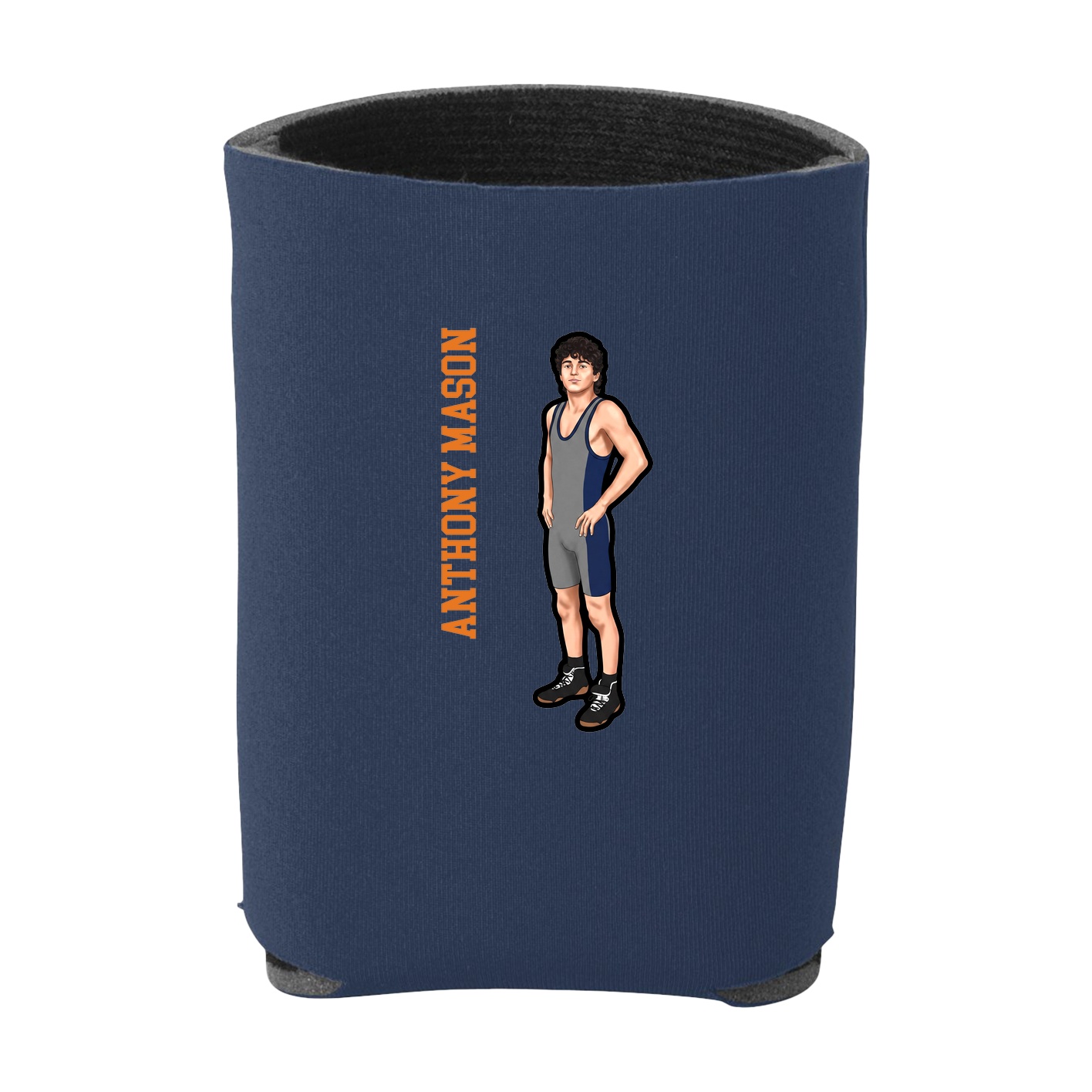 Can Holder — Name Vertical in Navy