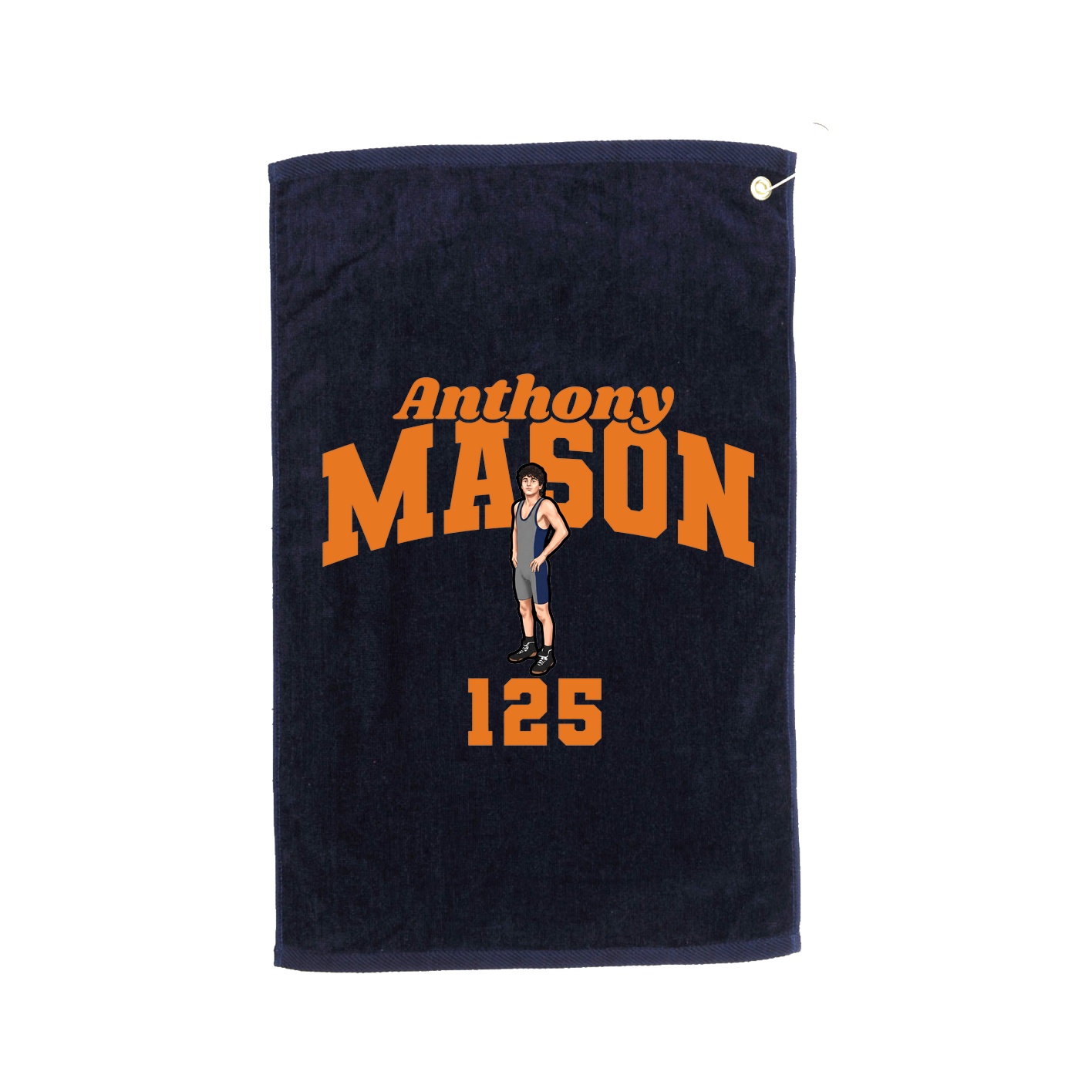 Golf Towel — Signature Arch in Navy