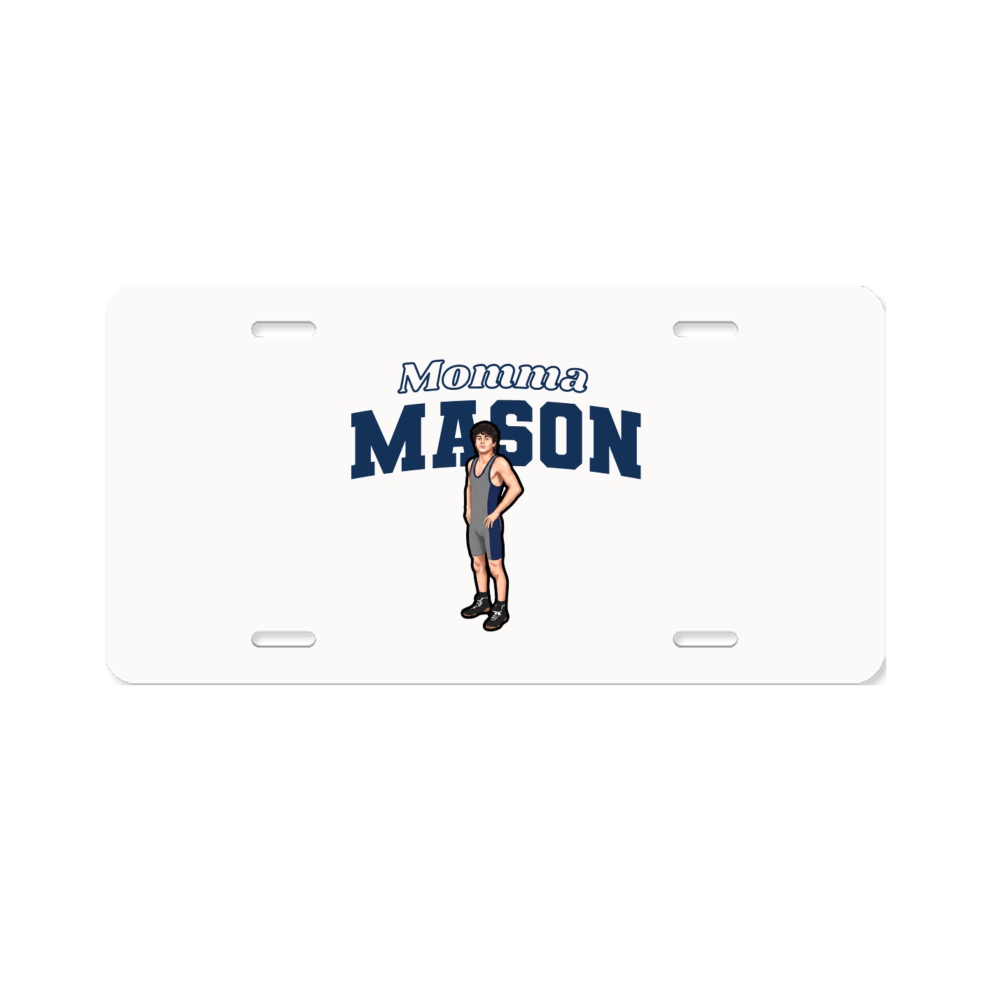License Plate — Mothers Day Block in Classic