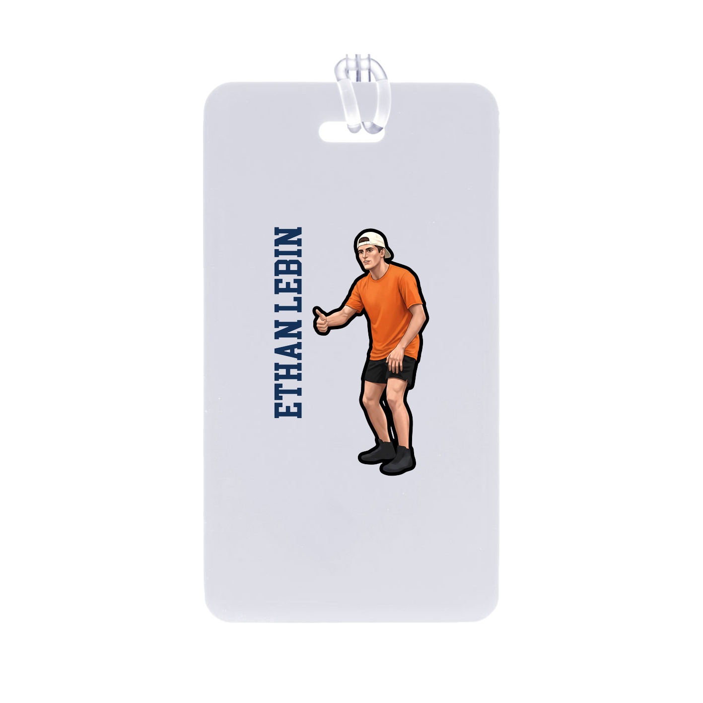 Bag Tag — Name Vertical in Classic