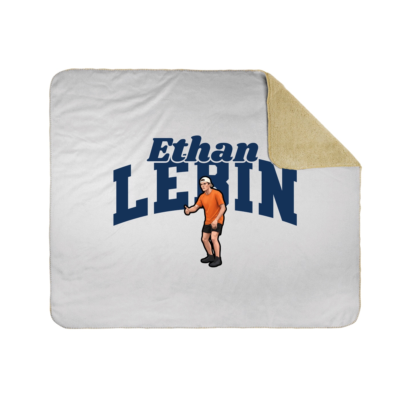 Throw Blanket — Signature Arch in White