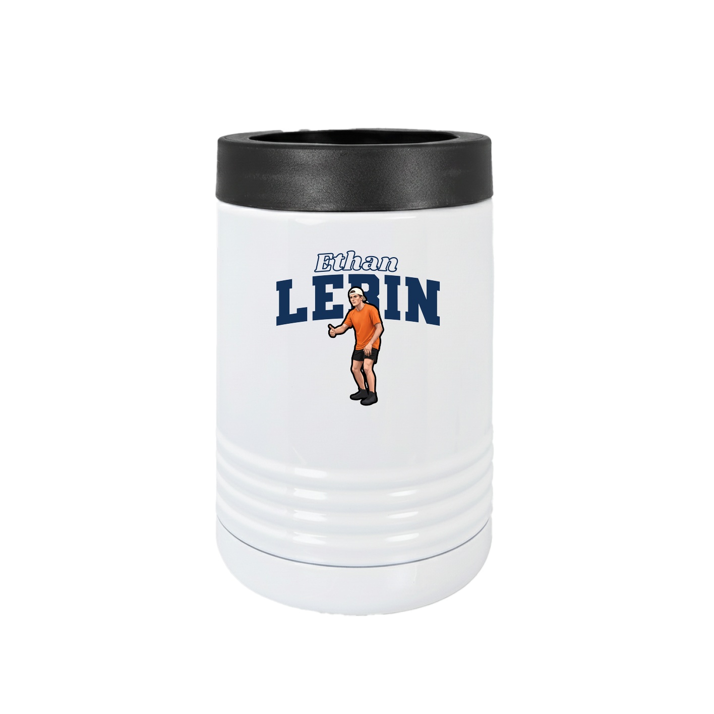 Beverage Holder — Name Arch in White