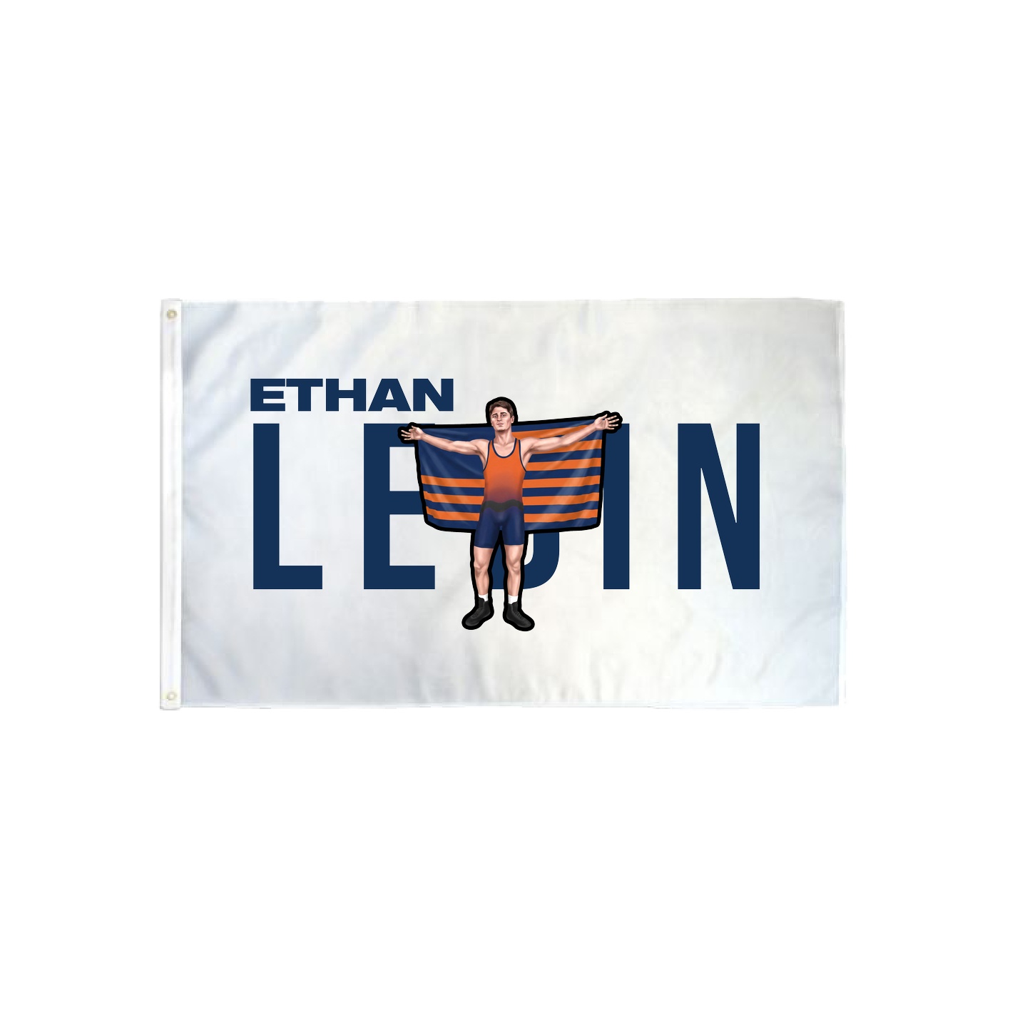 3x5 Flag — Player Name in Classic