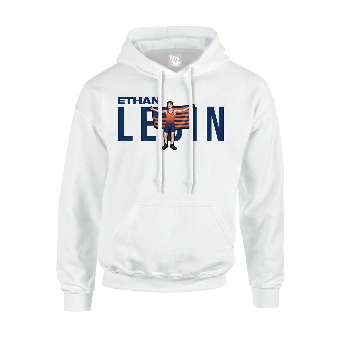 Hoodie — Player Name in White