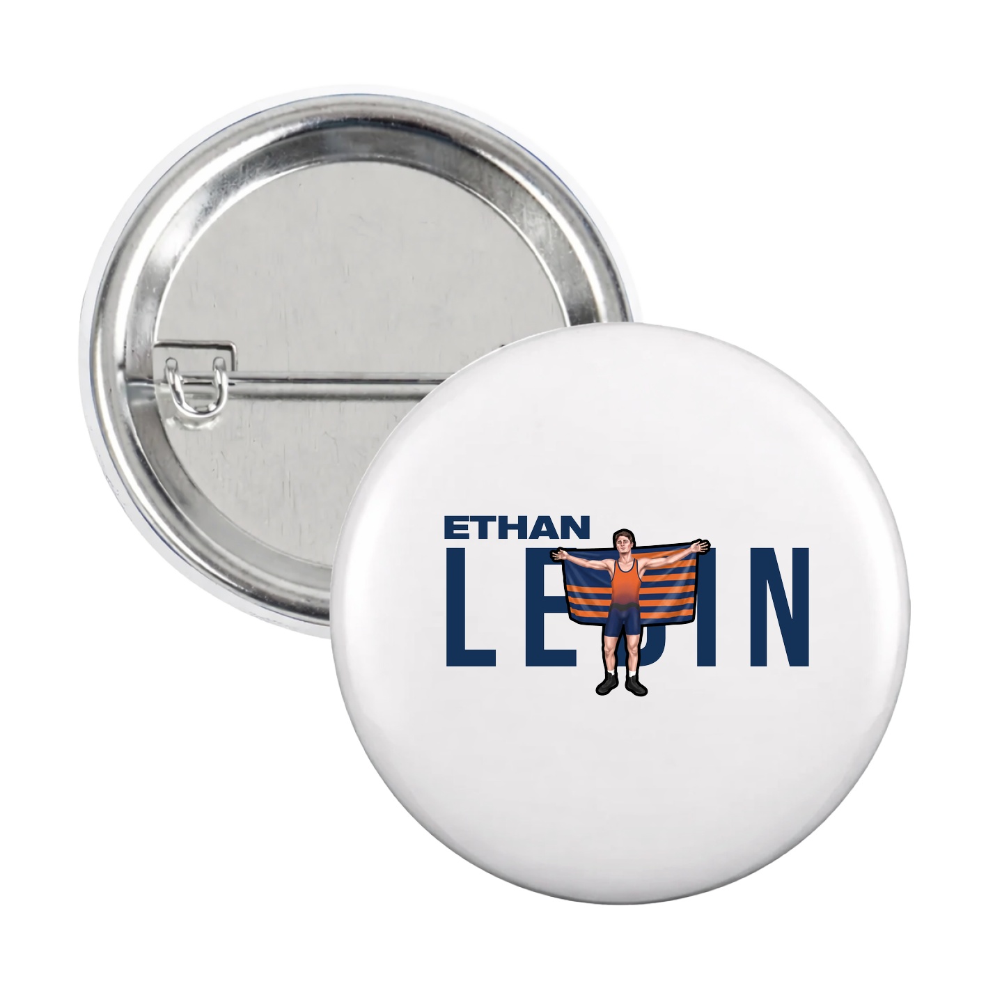 Game Day Button — Player Name in White