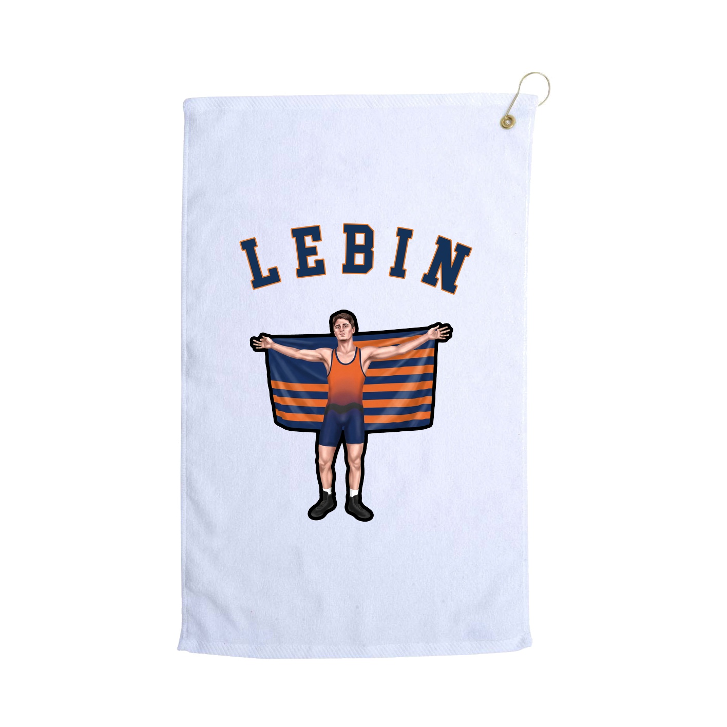 Golf Towel — Shirsey Arch in White