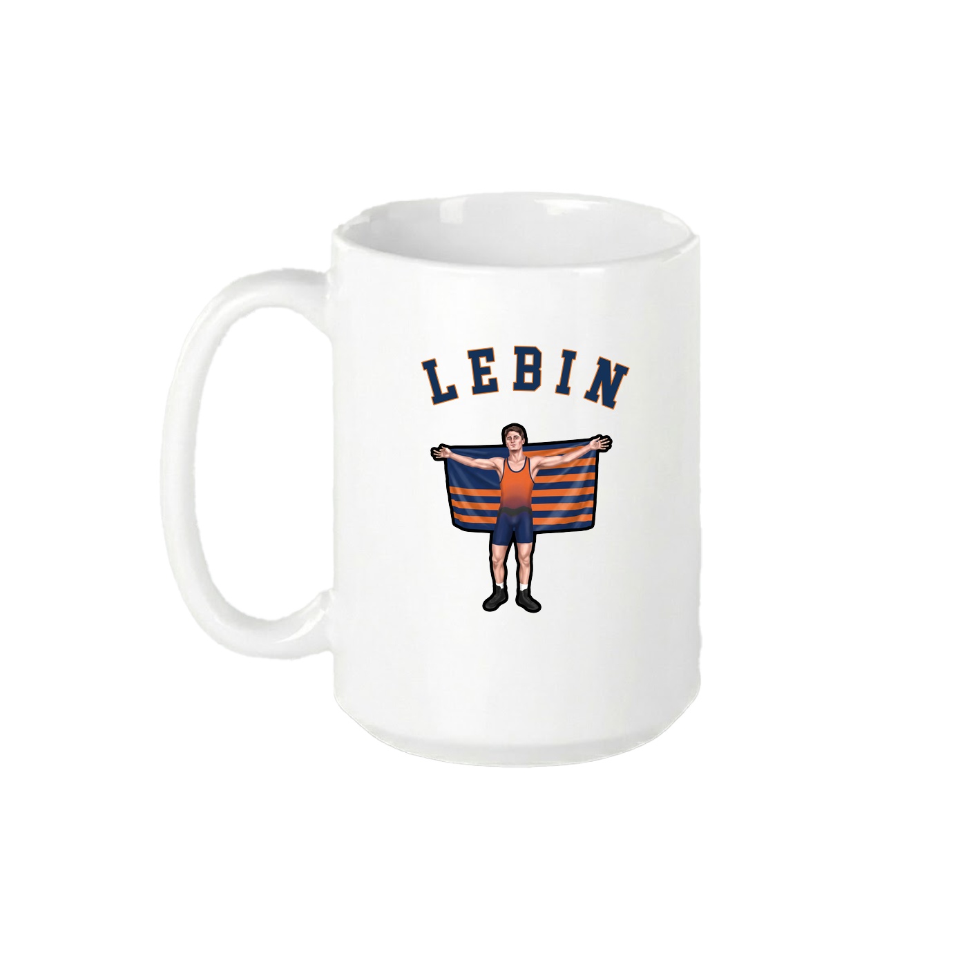 15oz Coffee Mug — Shirsey Arch in White