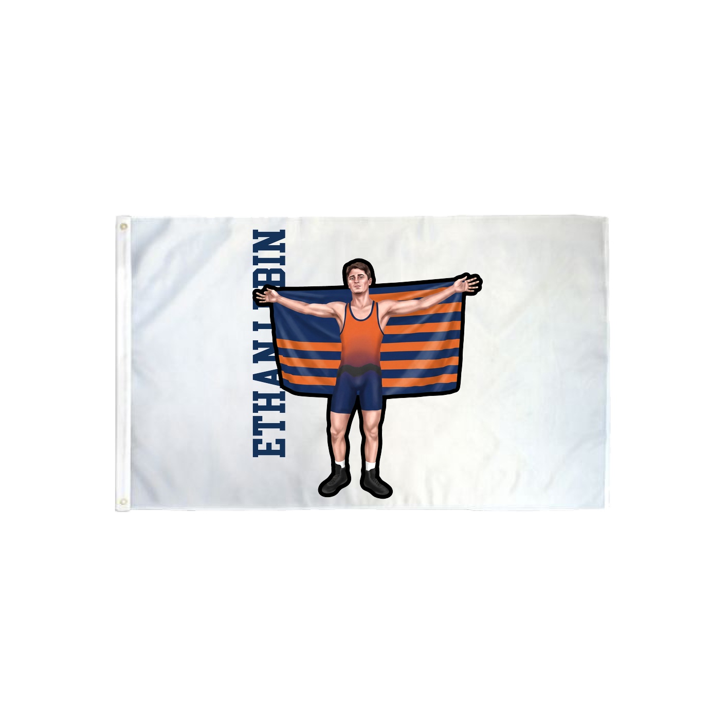 3x5 Flag — Name Vertical in Classic