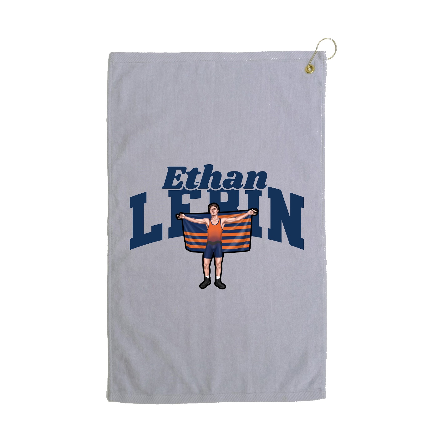 Golf Towel — Signature Arch in Grey