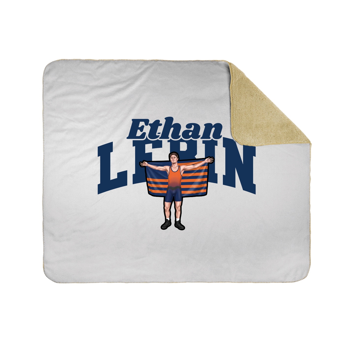 Throw Blanket — Signature Arch in White