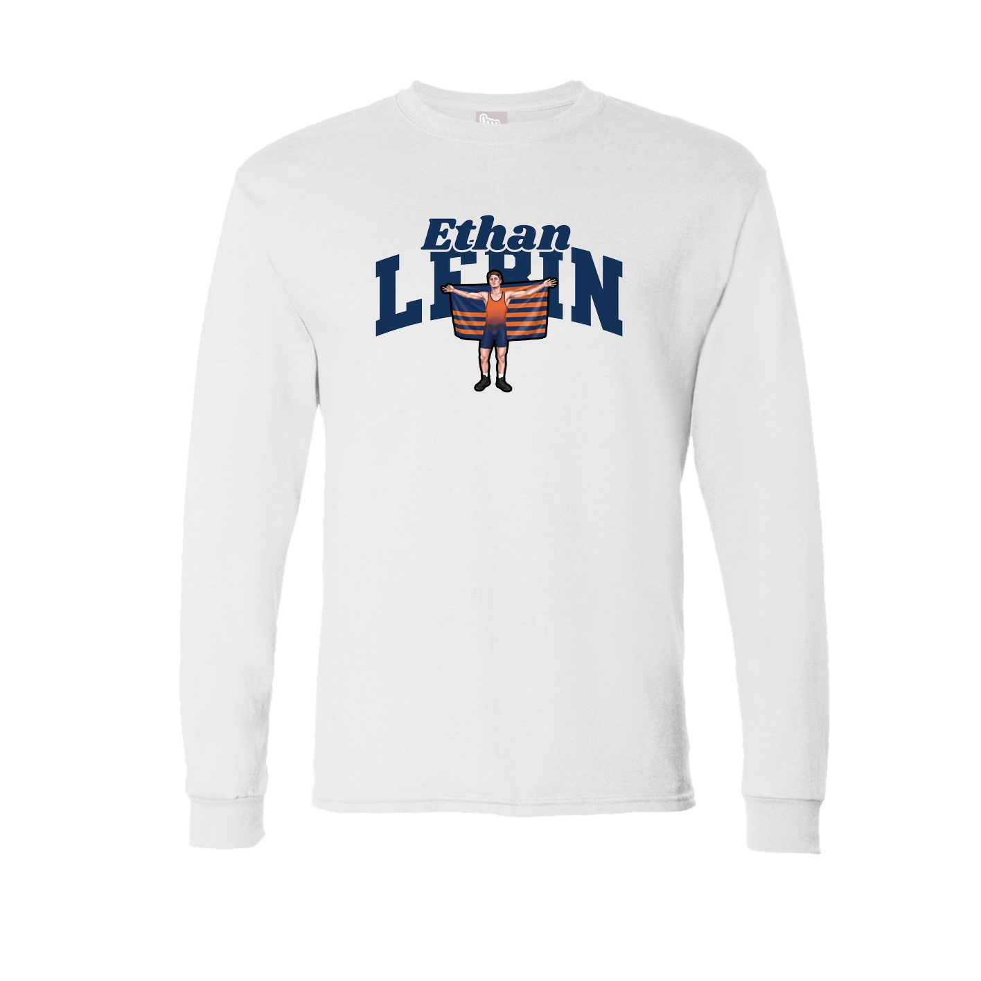 Long Sleeve Tee — Signature Arch in White