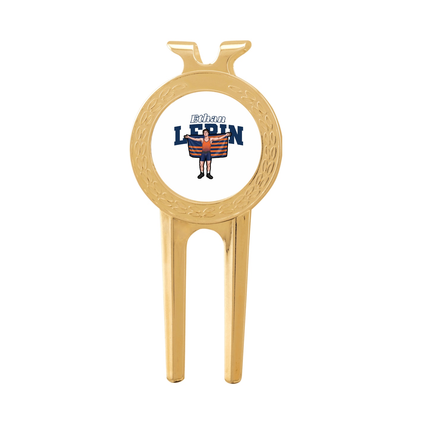 Divot Tool with Ball Marker — Name Arch in Classic