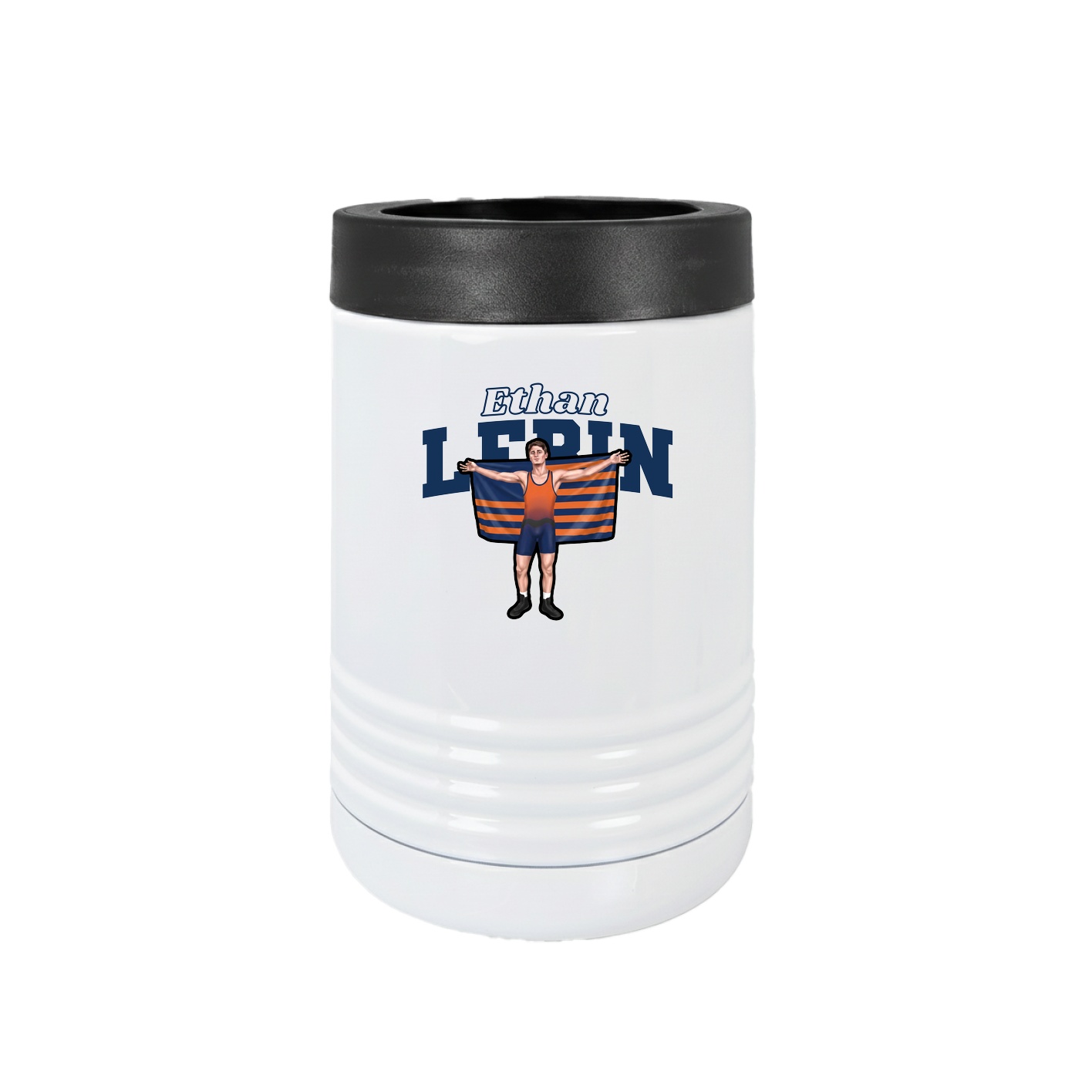 Beverage Holder — Name Arch in White