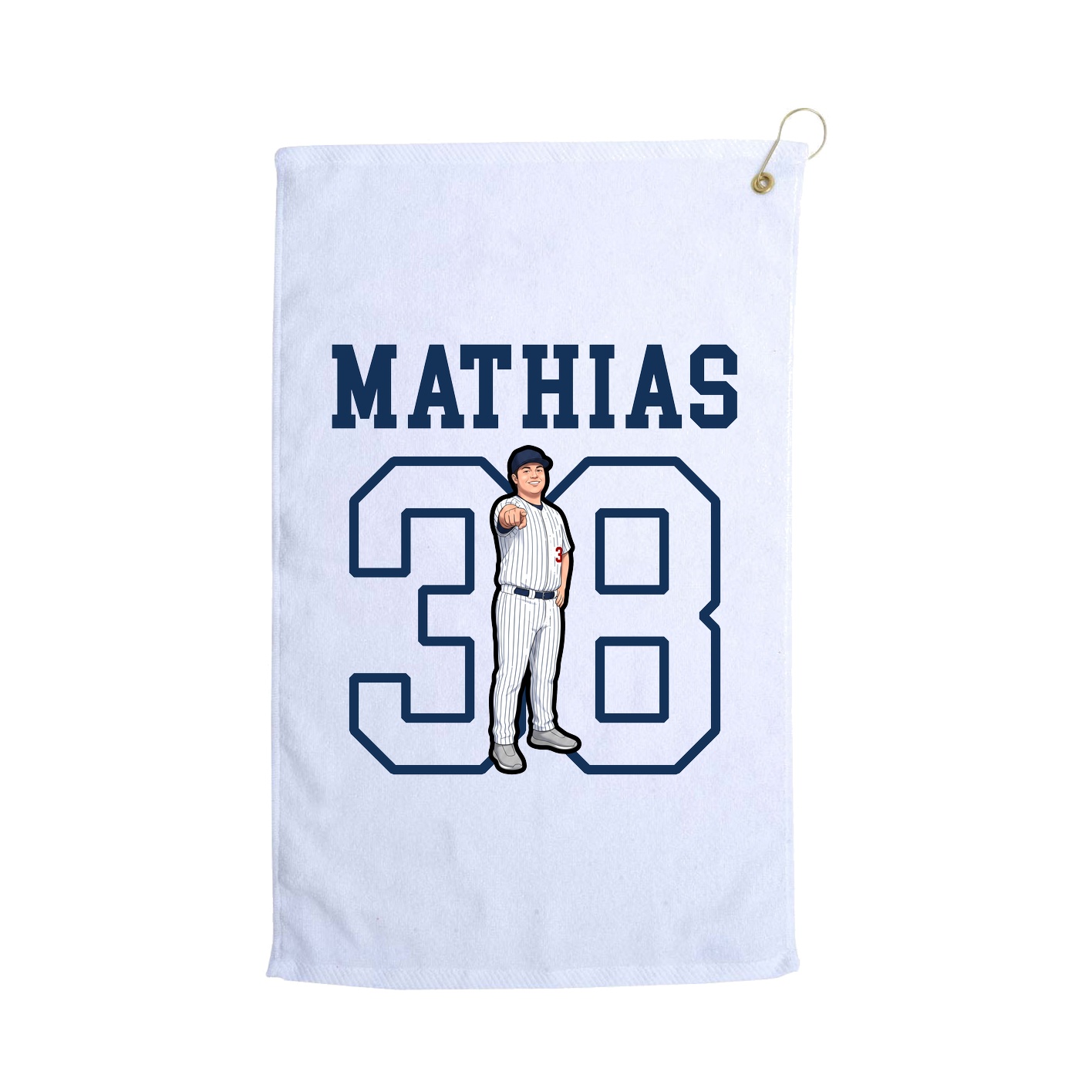 Golf Towel — Shirsey in White