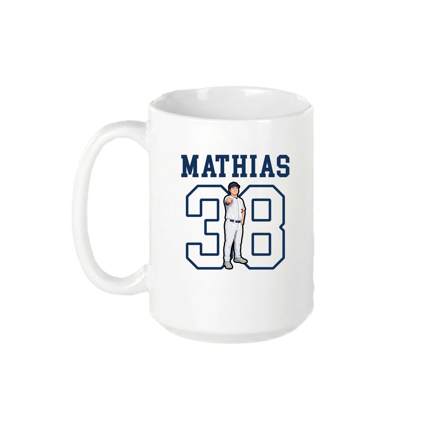 15oz Coffee Mug — Shirsey in White