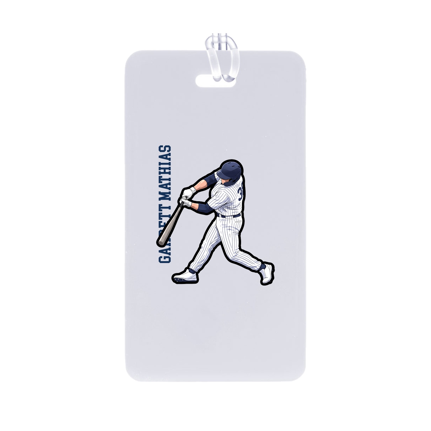 Bag Tag — Name Vertical in Classic