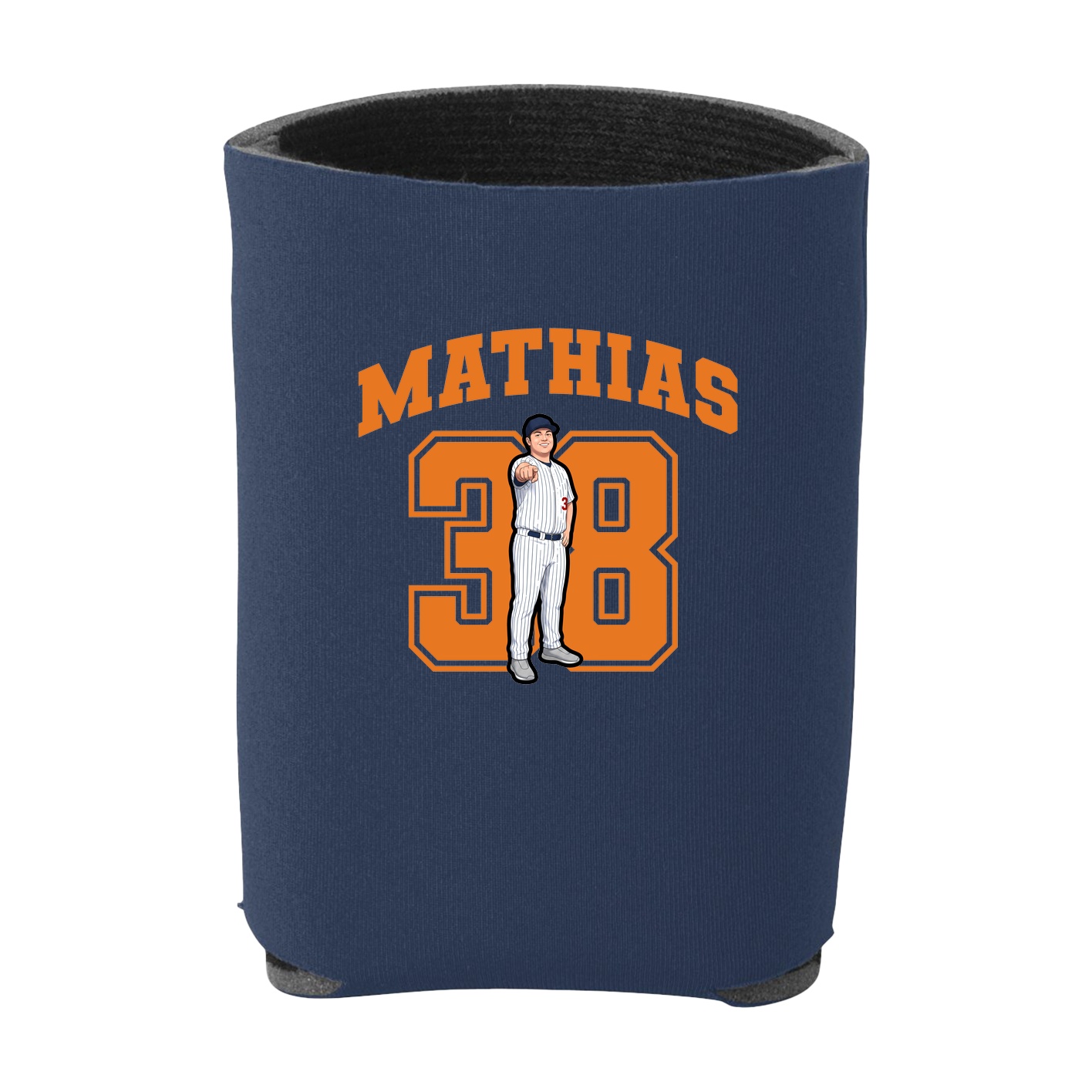 Can Holder — Number in Navy