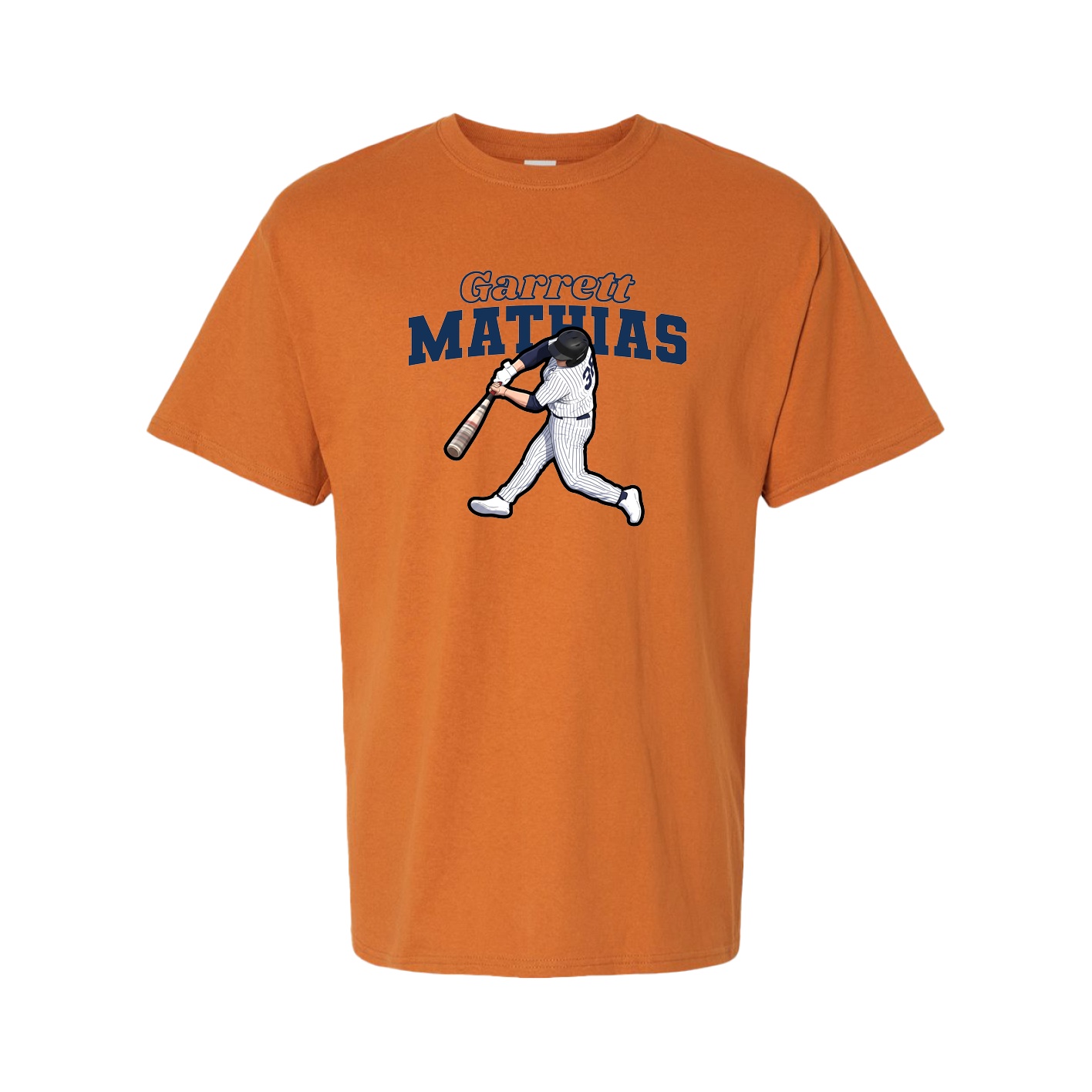 Tee — Name Arch in Orange