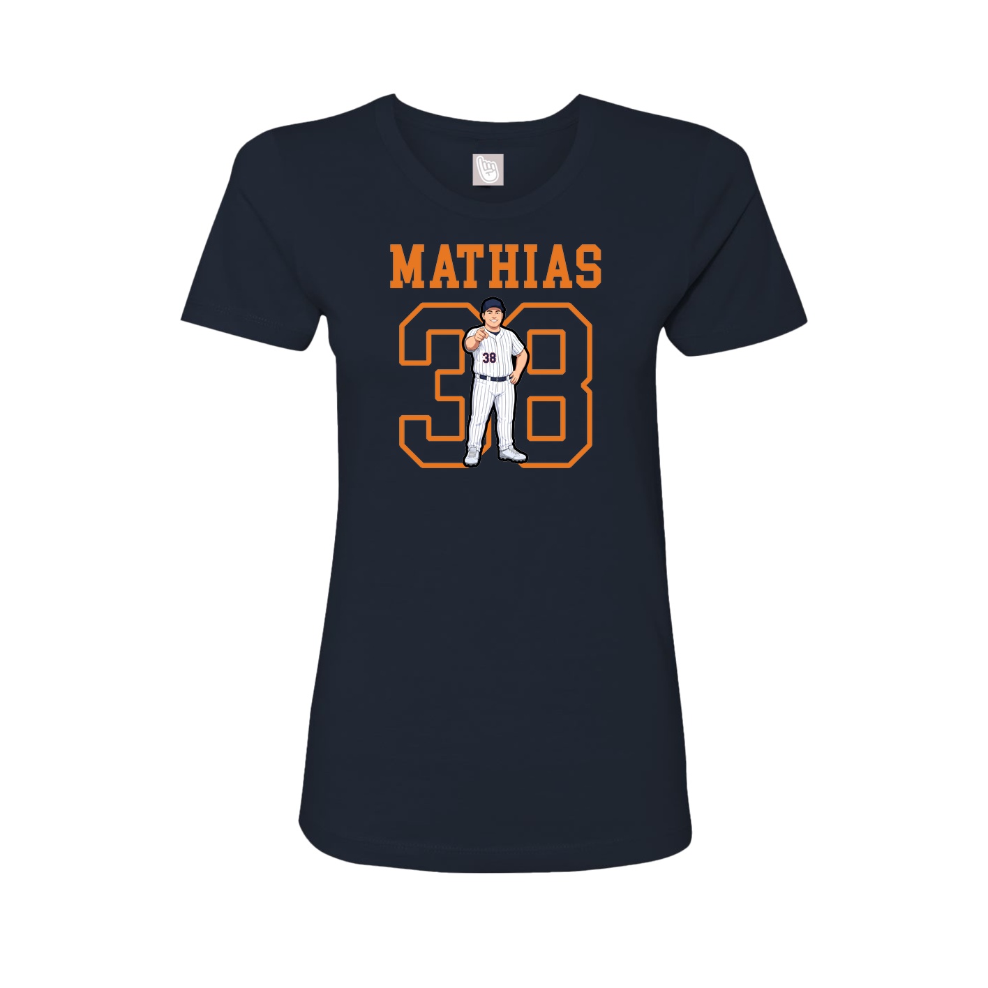 Fitted Women's Tee — Shirsey in Navy