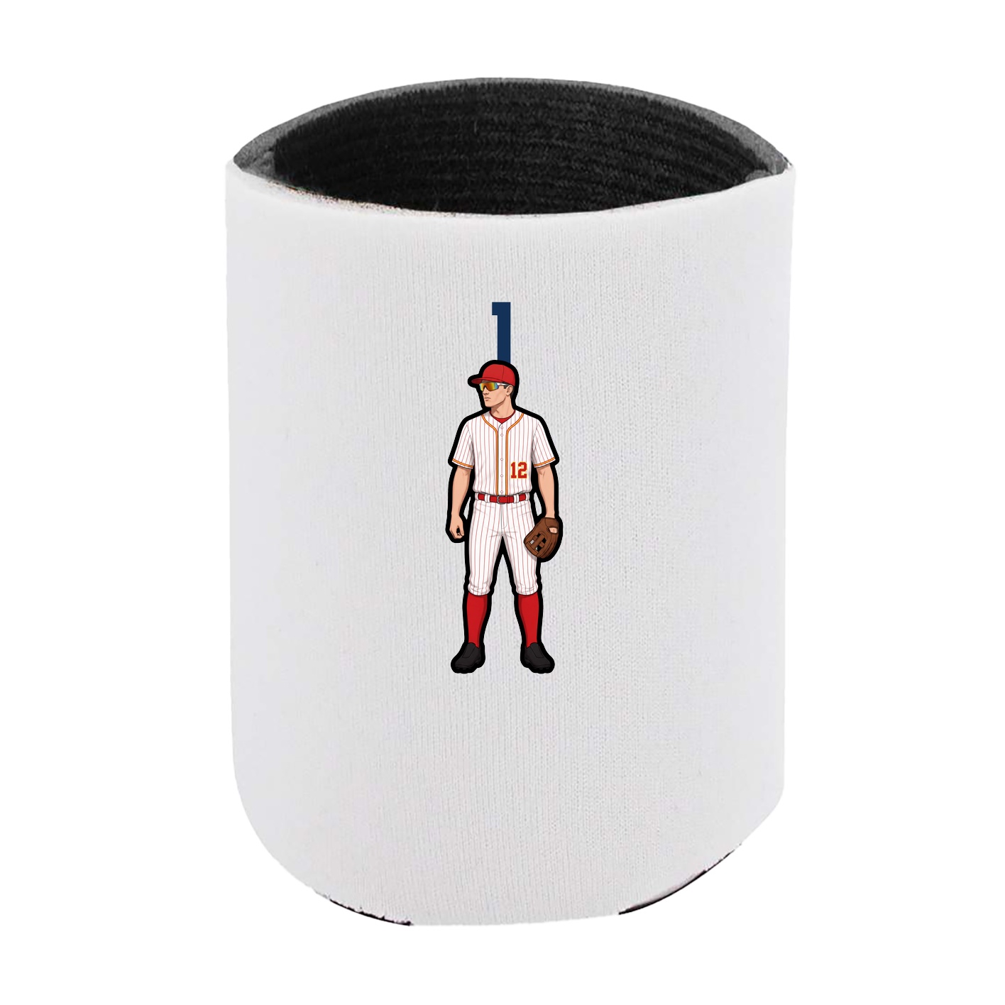 Can Holder — Number Top in White