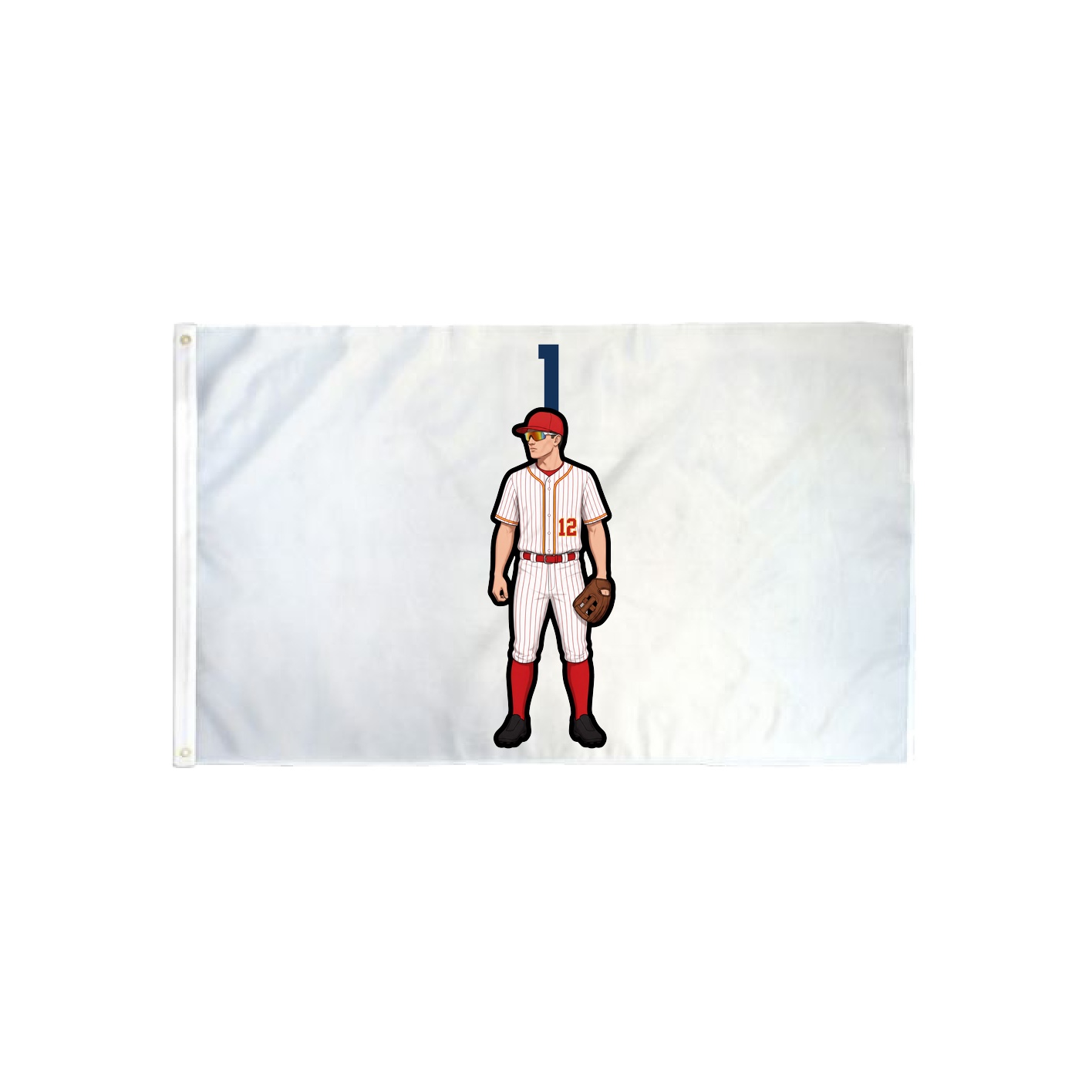 3x5 Flag — Number Top in Classic