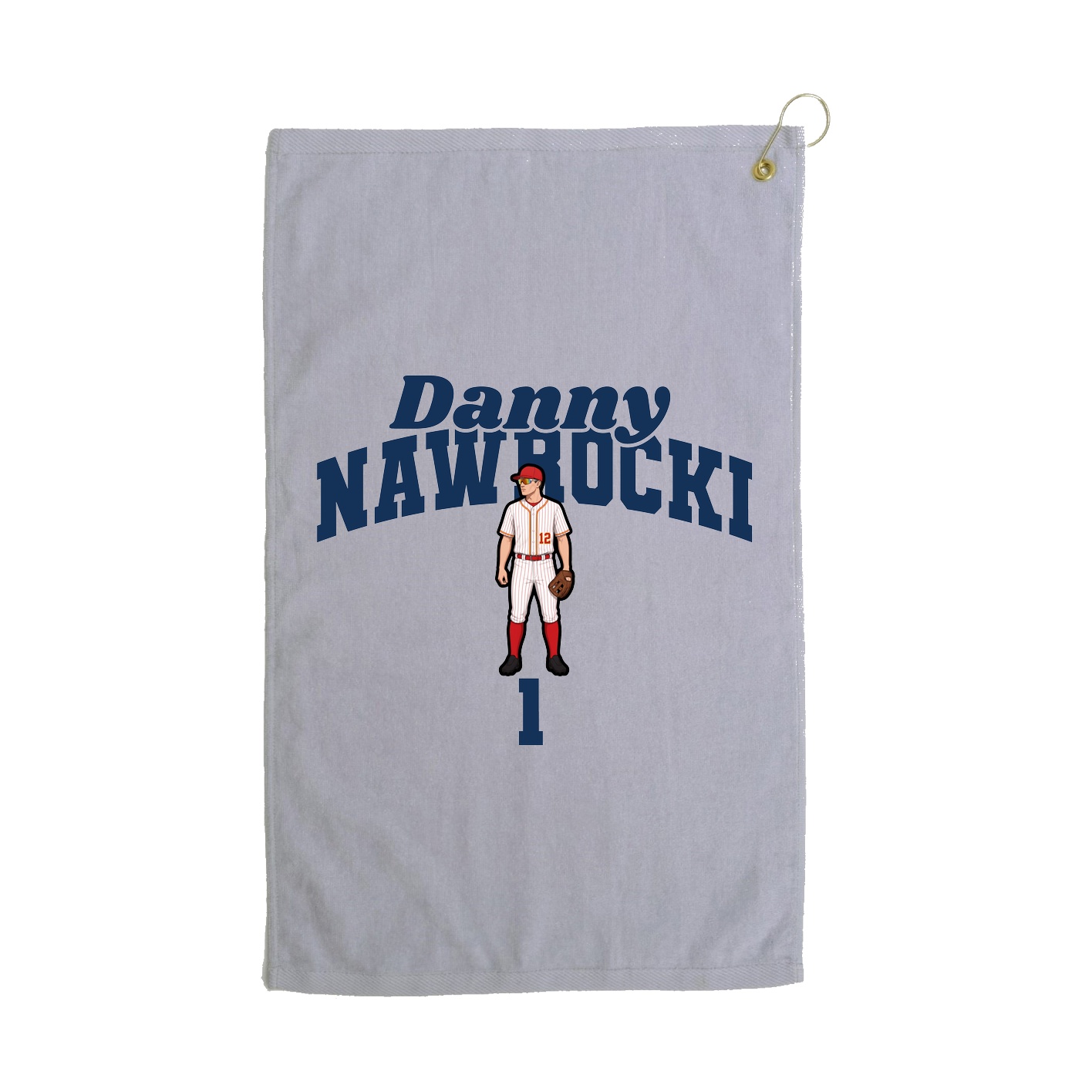 Golf Towel — Signature Arch in Grey
