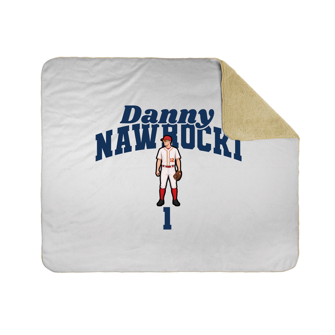 Throw Blanket — Signature Arch in White