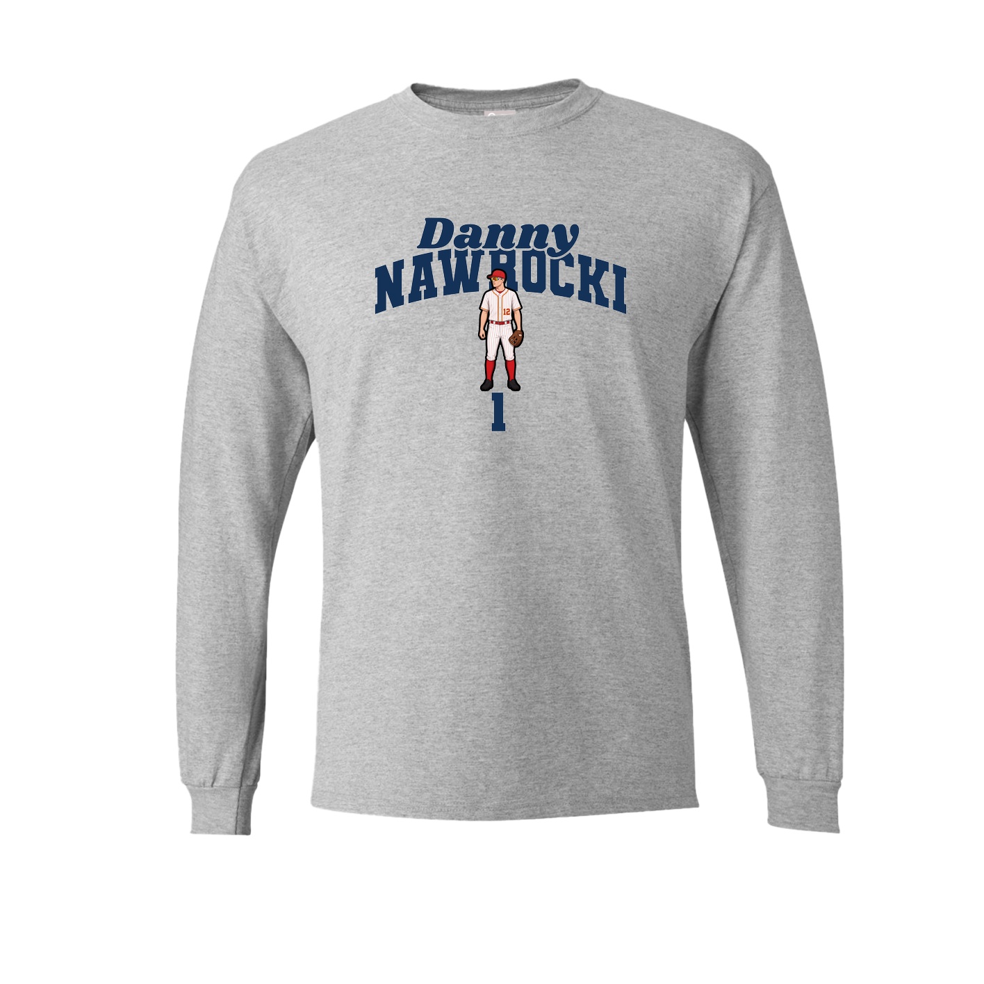 Long Sleeve Tee — Signature Arch in Grey