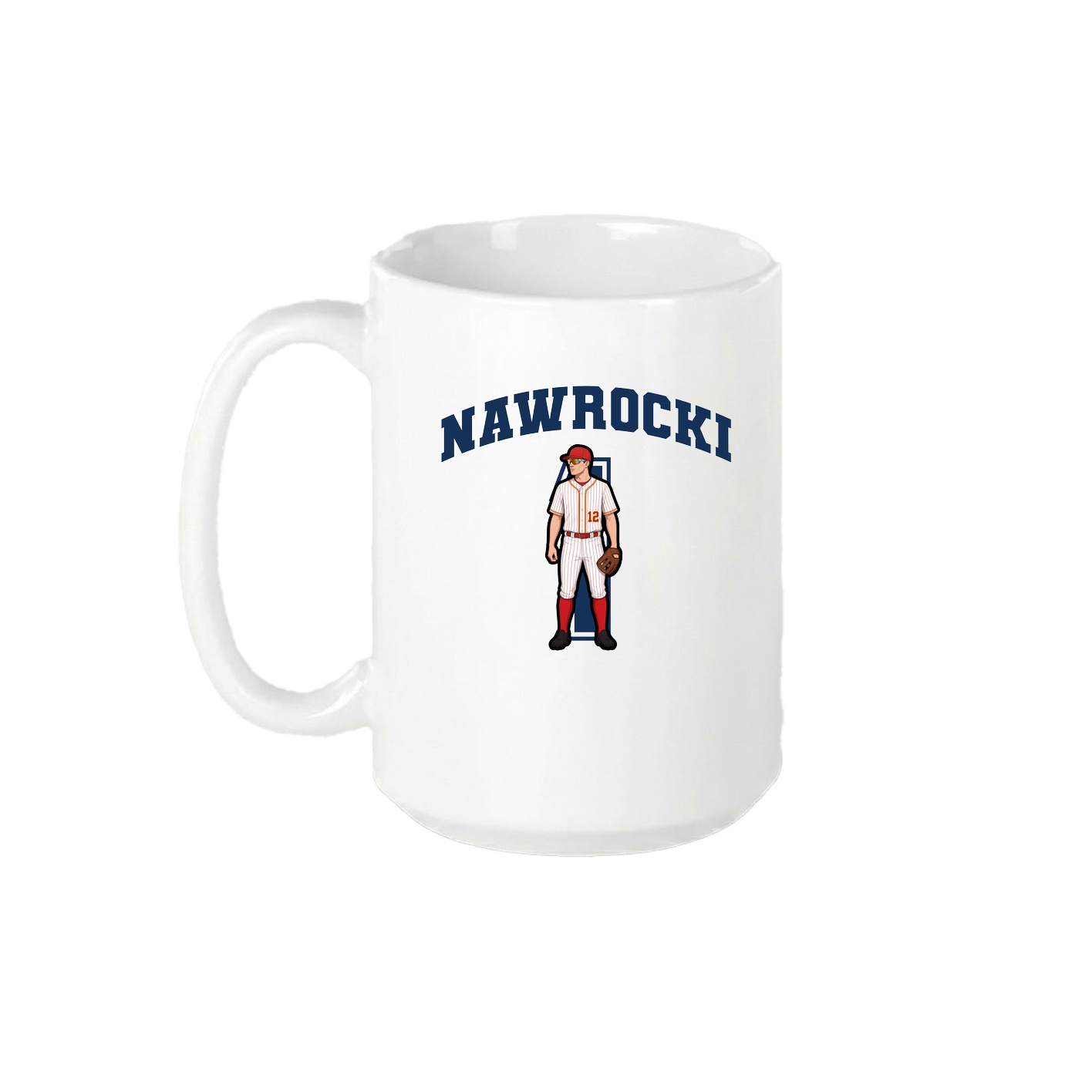 15oz Coffee Mug — Number in White