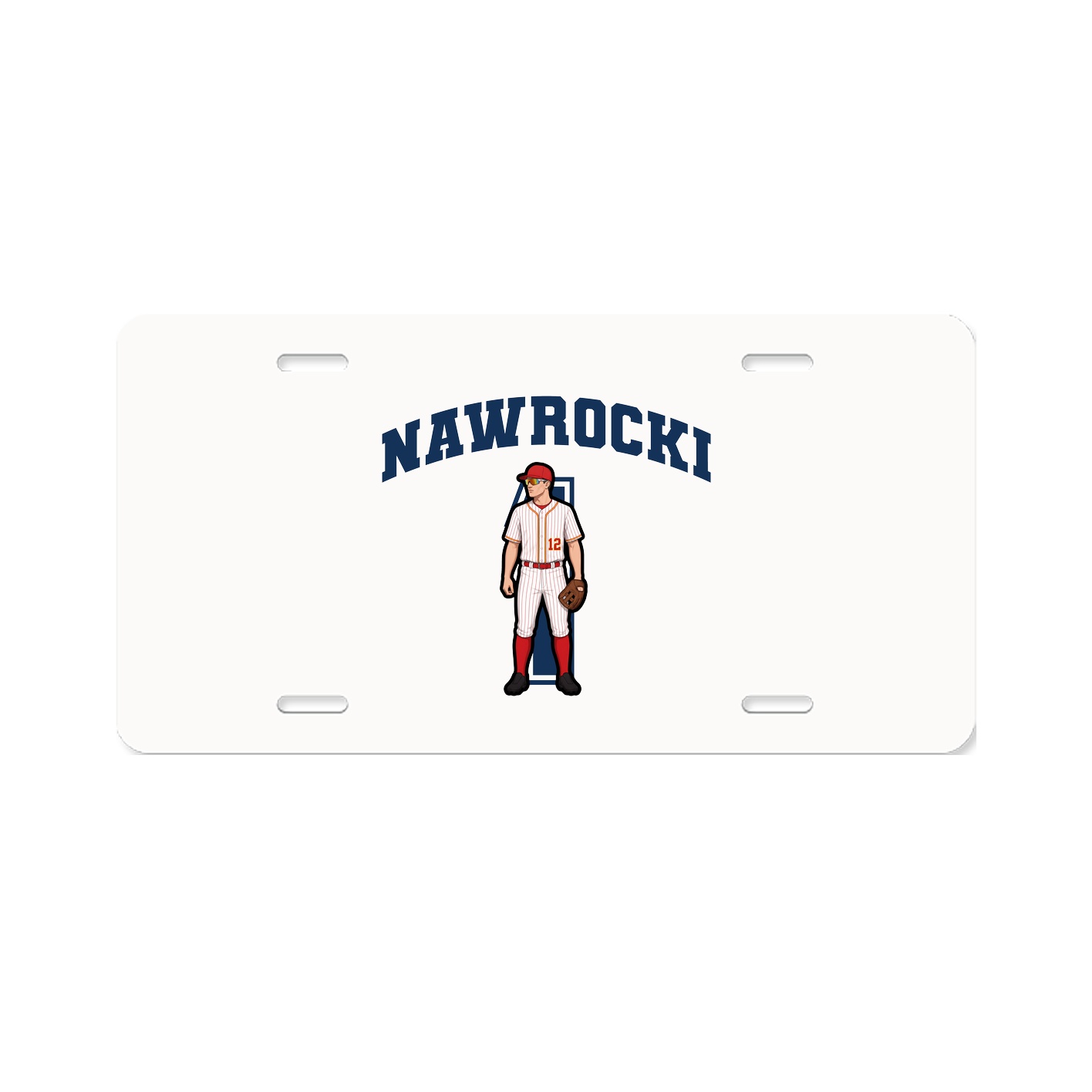 License Plate — Number in Classic