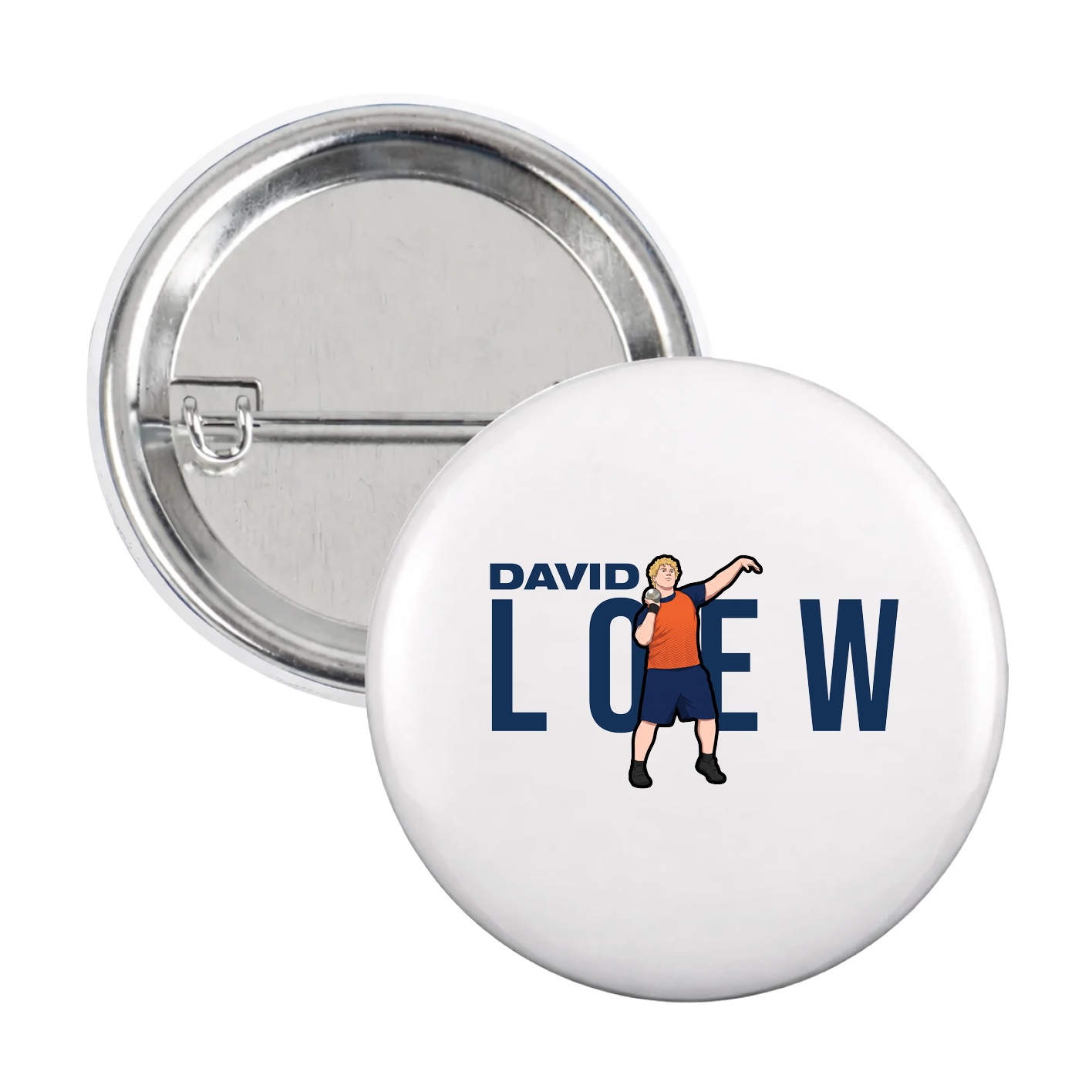 Game Day Button — Player Name in White