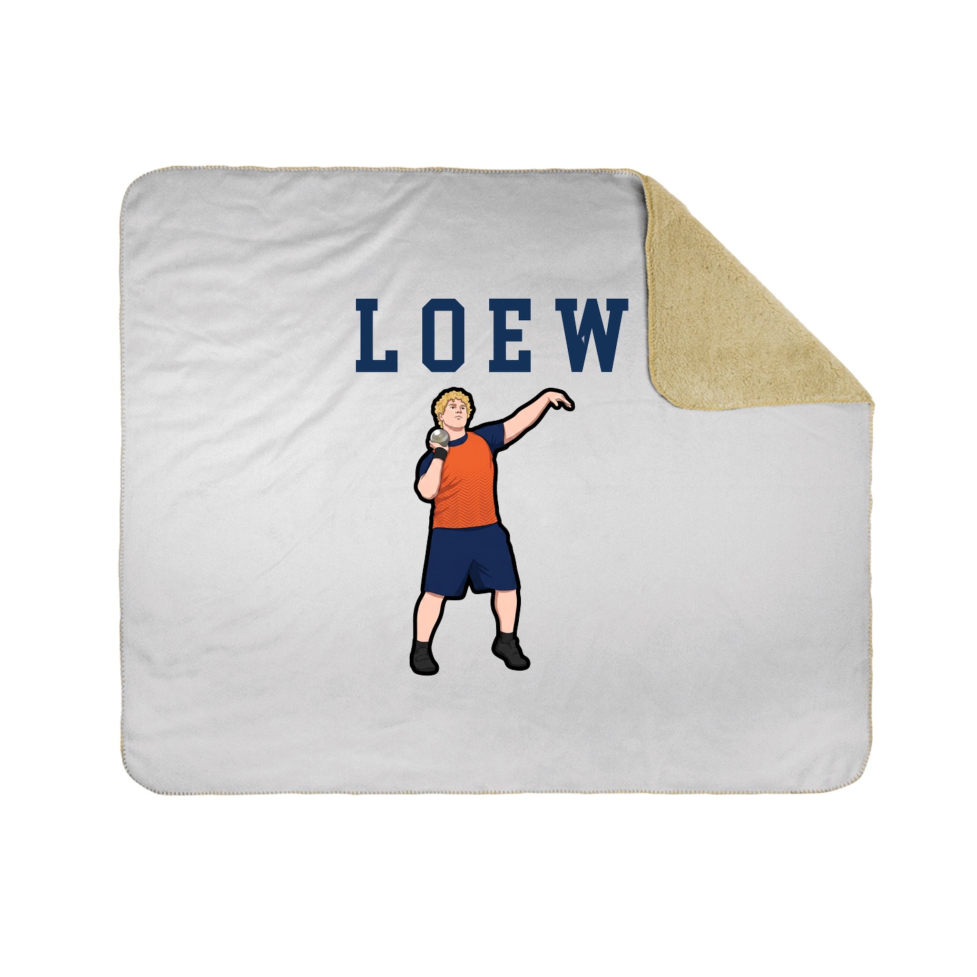 Throw Blanket — Shirsey in White