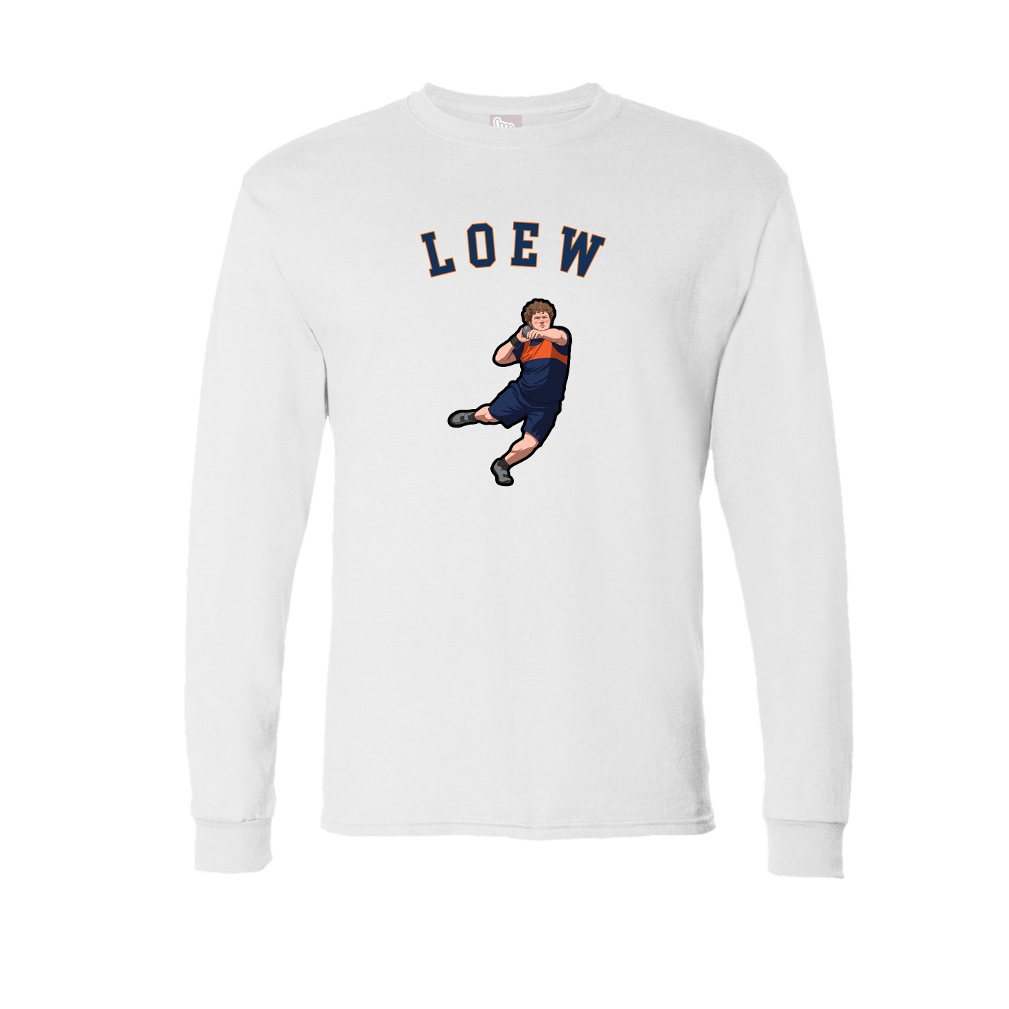 Long Sleeve Tee — Shirsey Arch in White