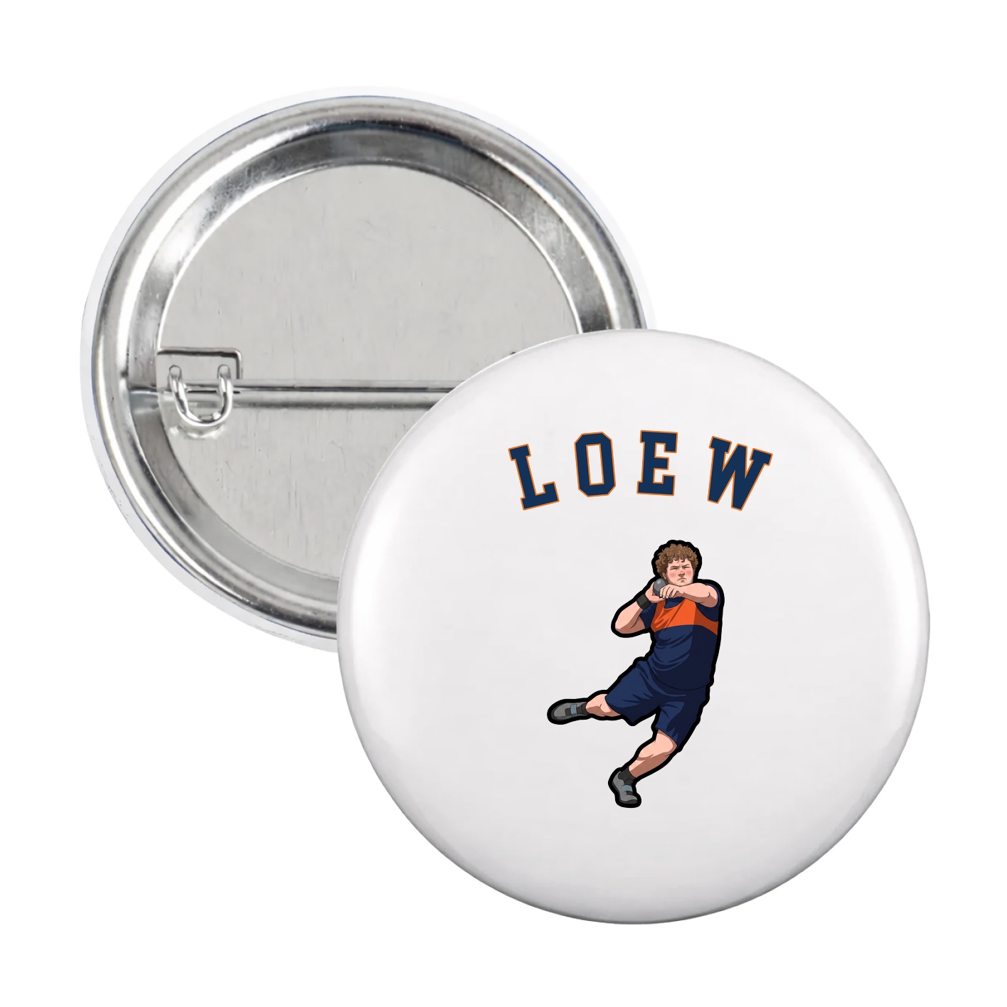 Game Day Button — Shirsey Arch in White