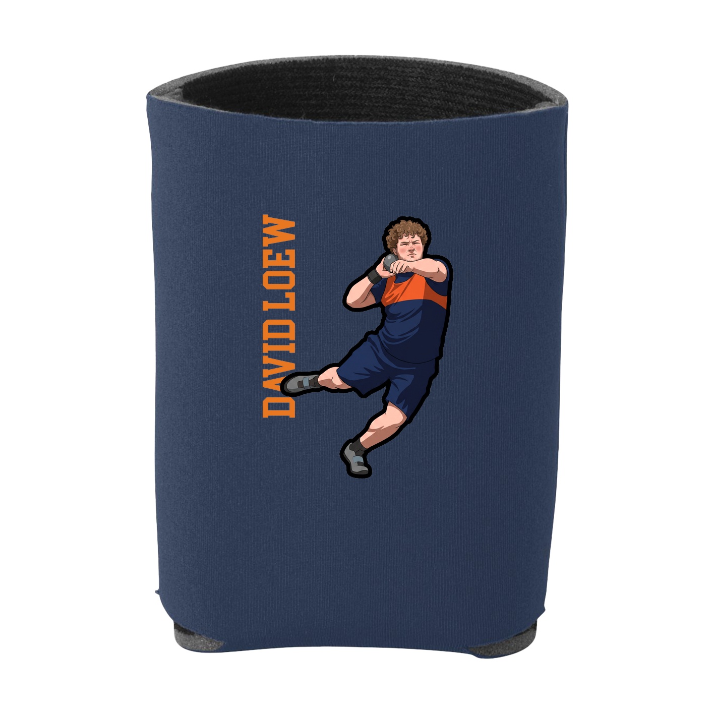 Can Holder — Name Vertical in Navy