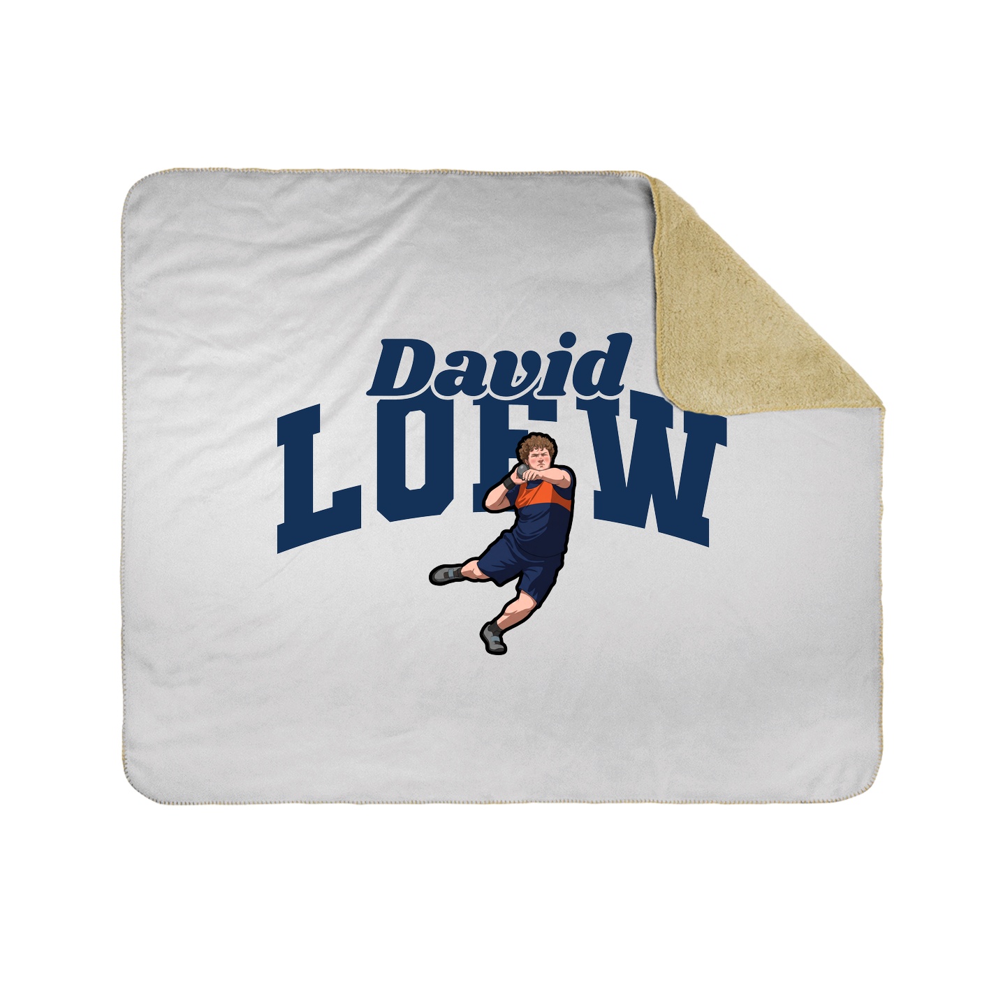 Throw Blanket — Signature Arch in White