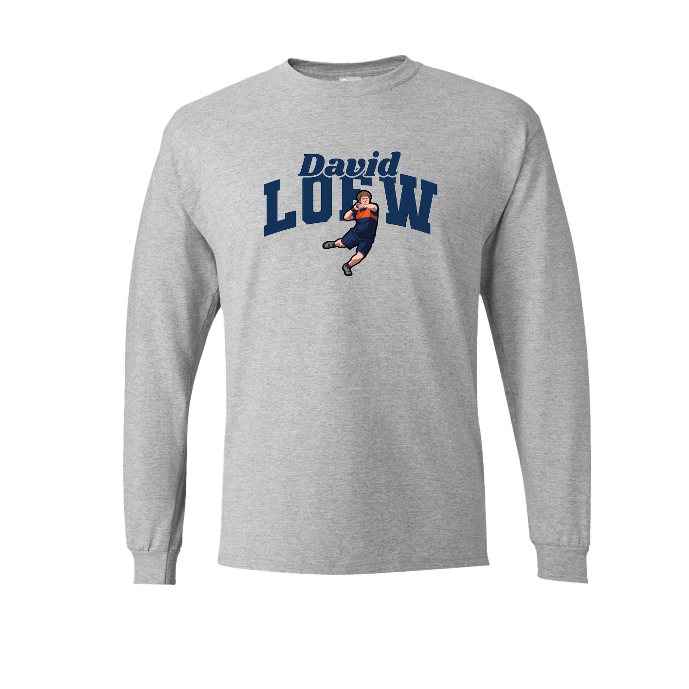 Long Sleeve Tee — Signature Arch in Grey