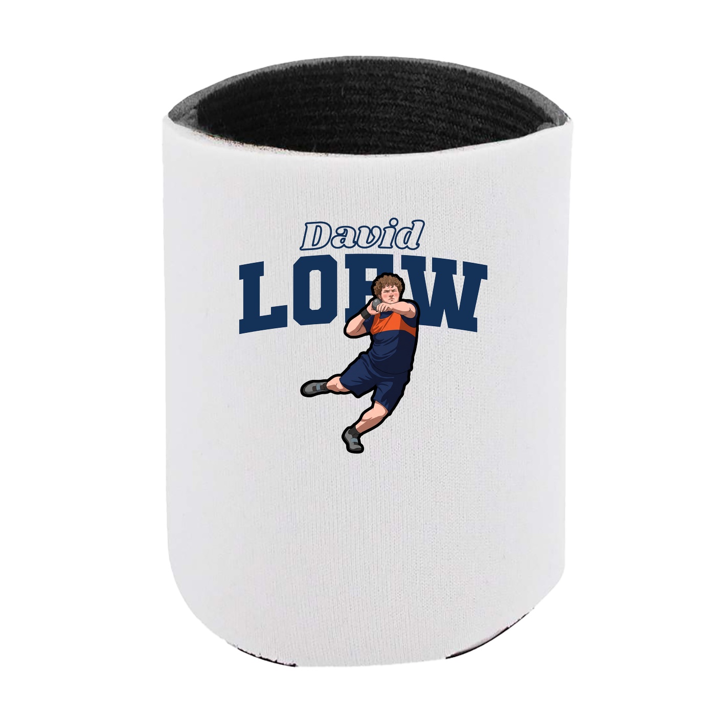 Can Holder — Name Arch in White