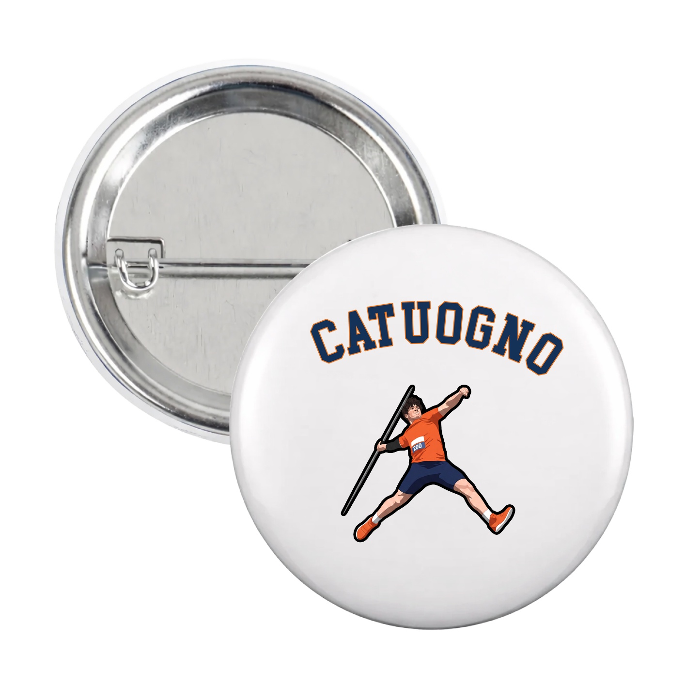 Game Day Button — Shirsey Arch in White