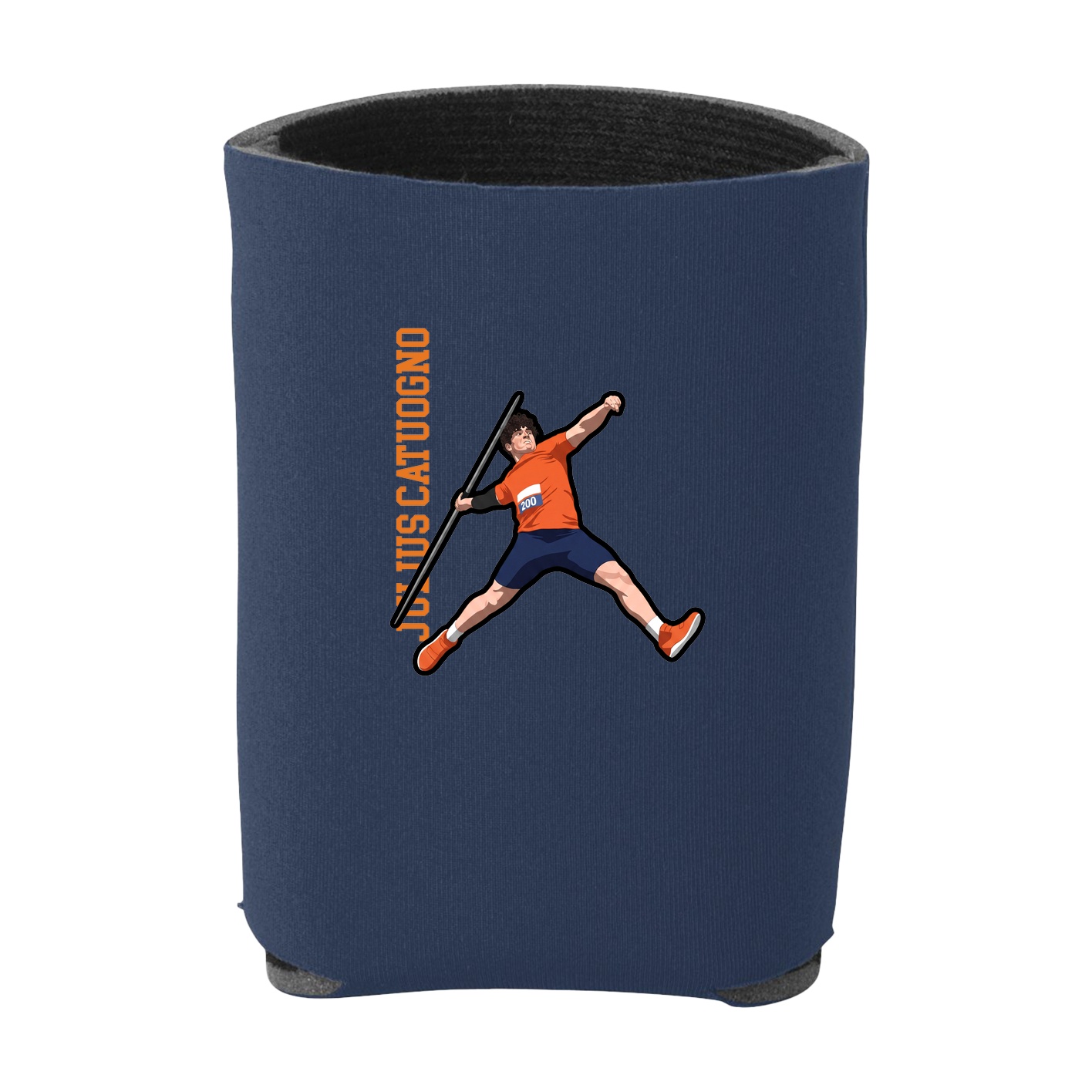 Can Holder — Name Vertical in Navy