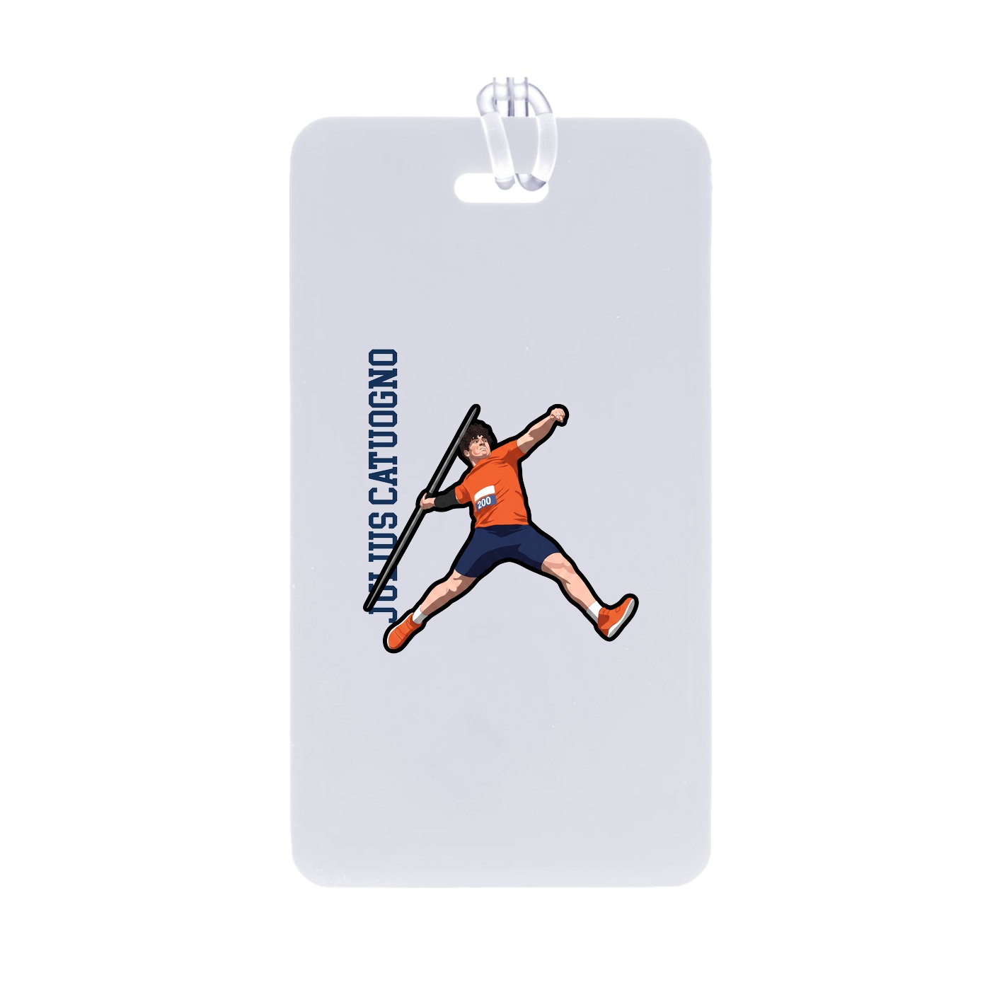 Bag Tag — Name Vertical in Classic